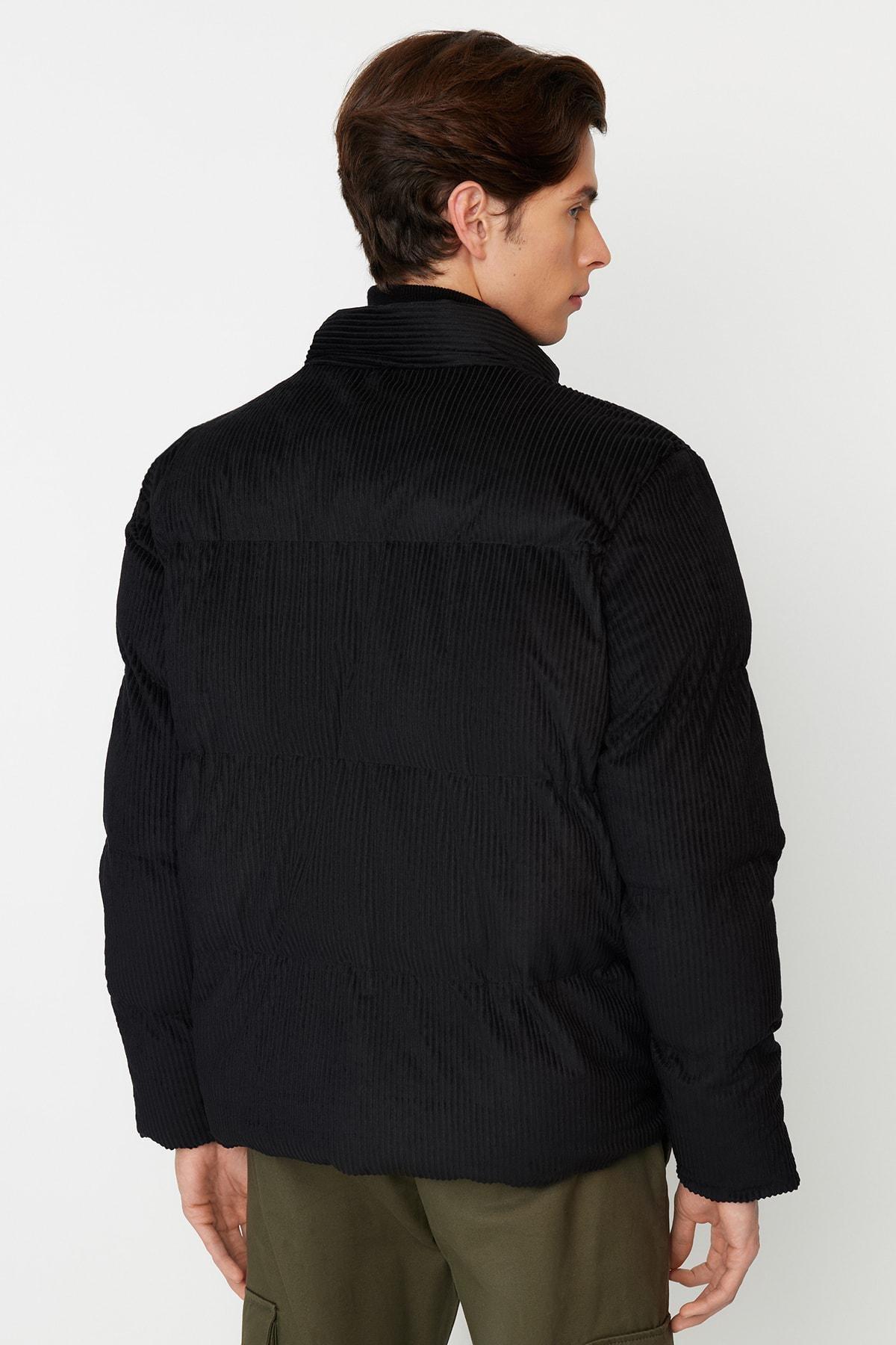 Black Puffer Jacket, , large image number 4