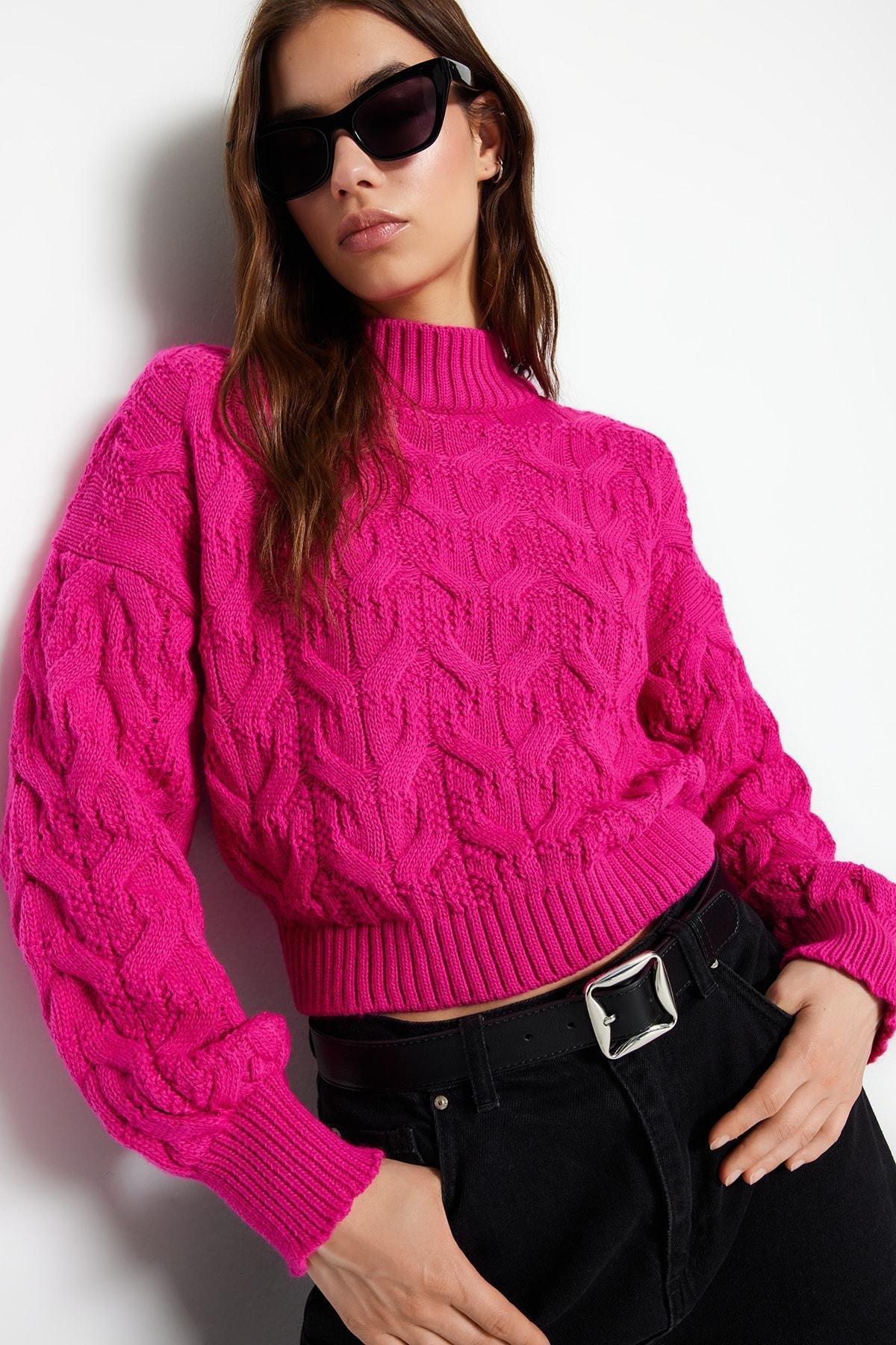 Pink Casual Sweater, Pink, large image number 2