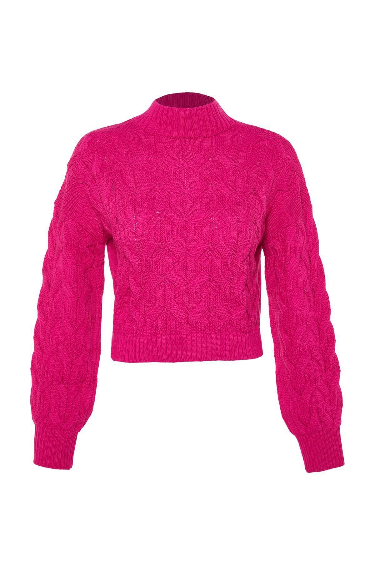 Pink Casual Sweater, Pink, large image number 5