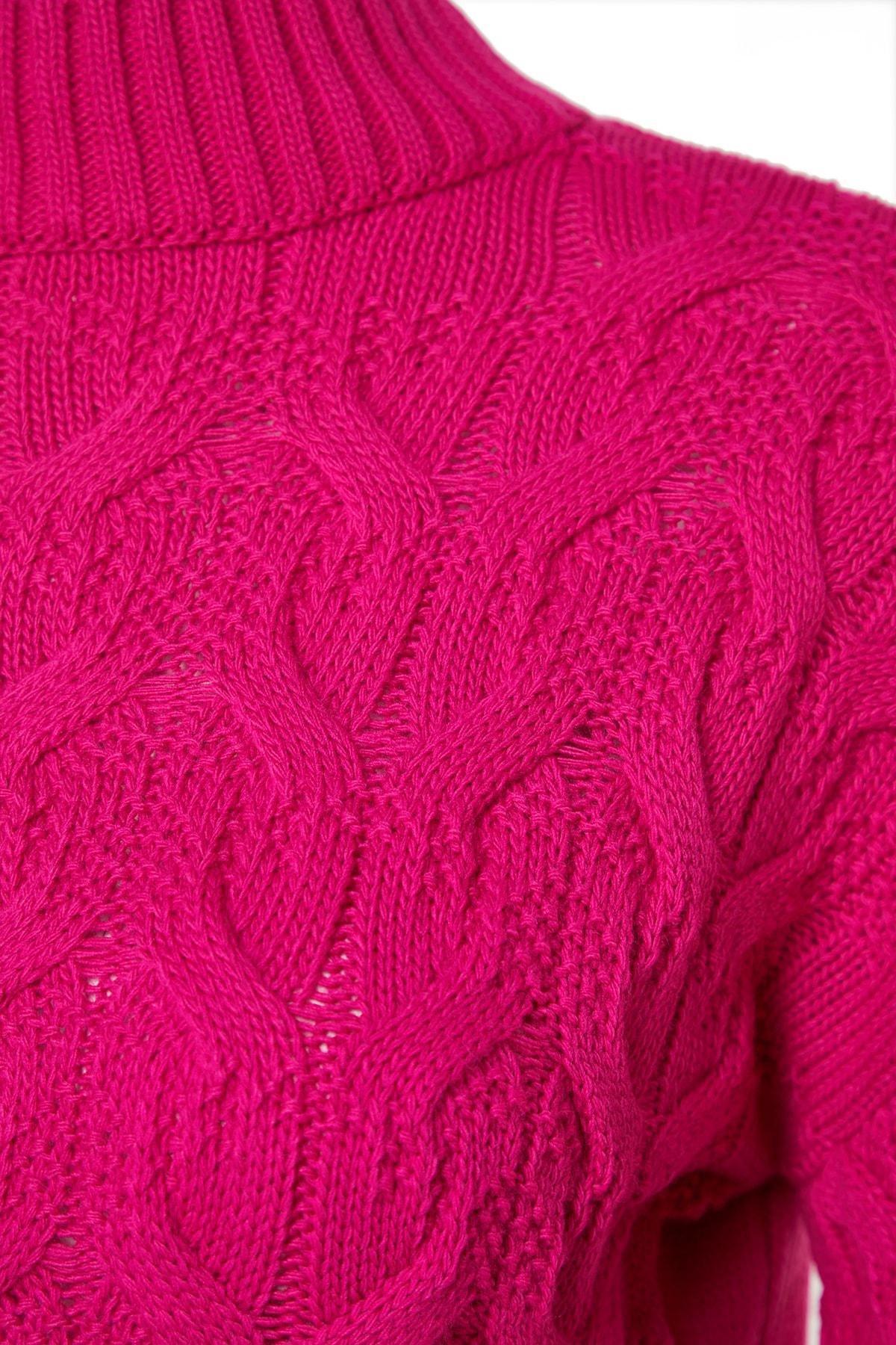Pink Casual Sweater, Pink, large image number 6