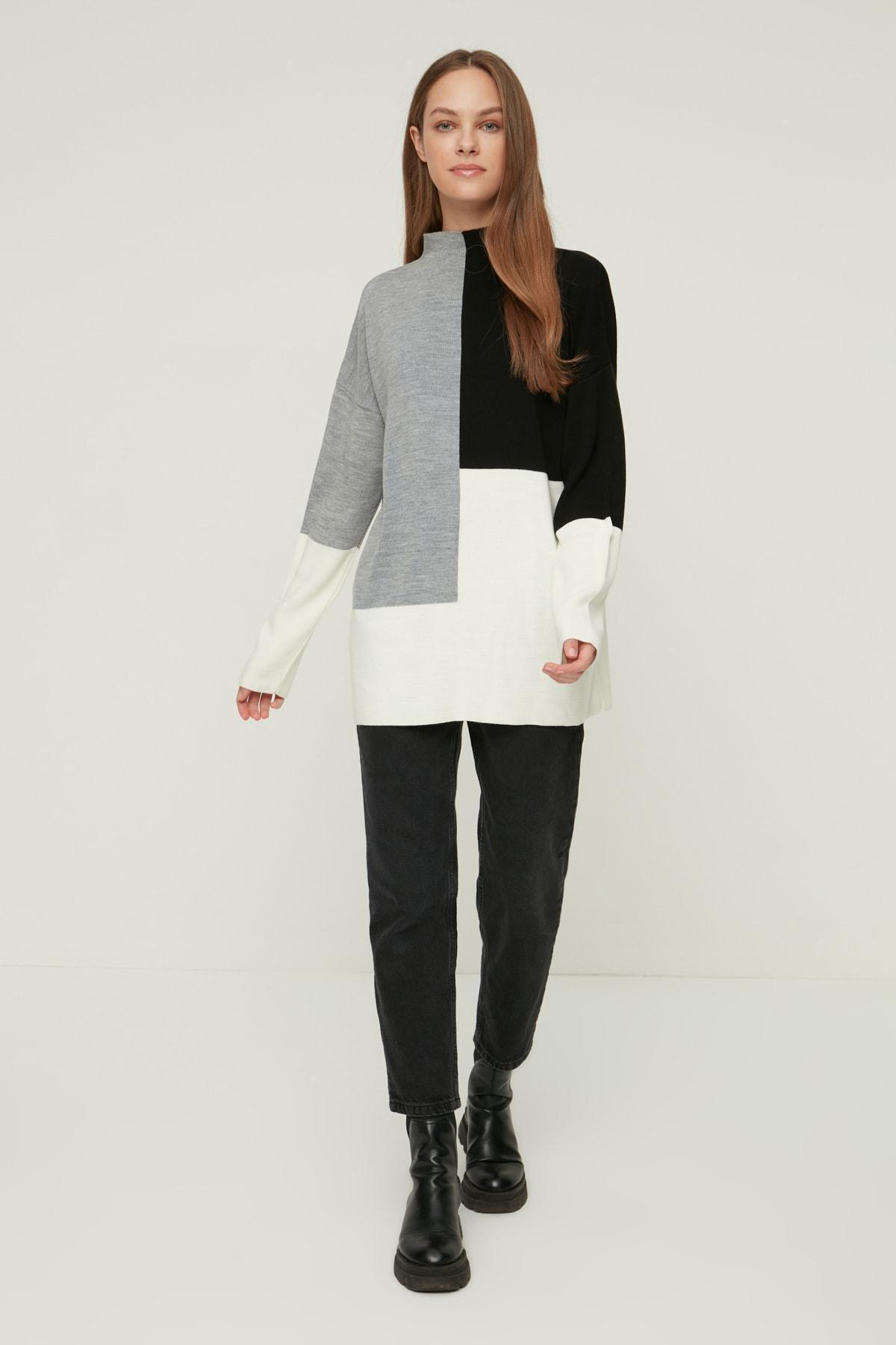 Multicolour Colour block Sweater, , large image number 1