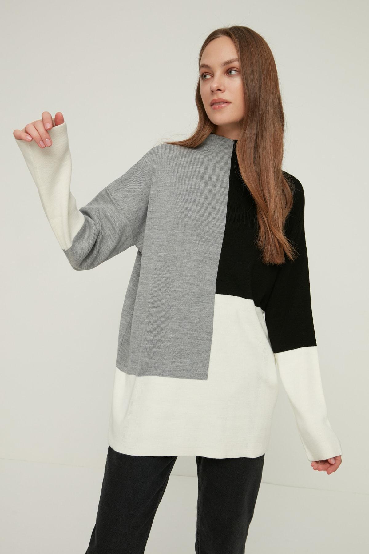 Multicolour Colour block Sweater, , large image number 2