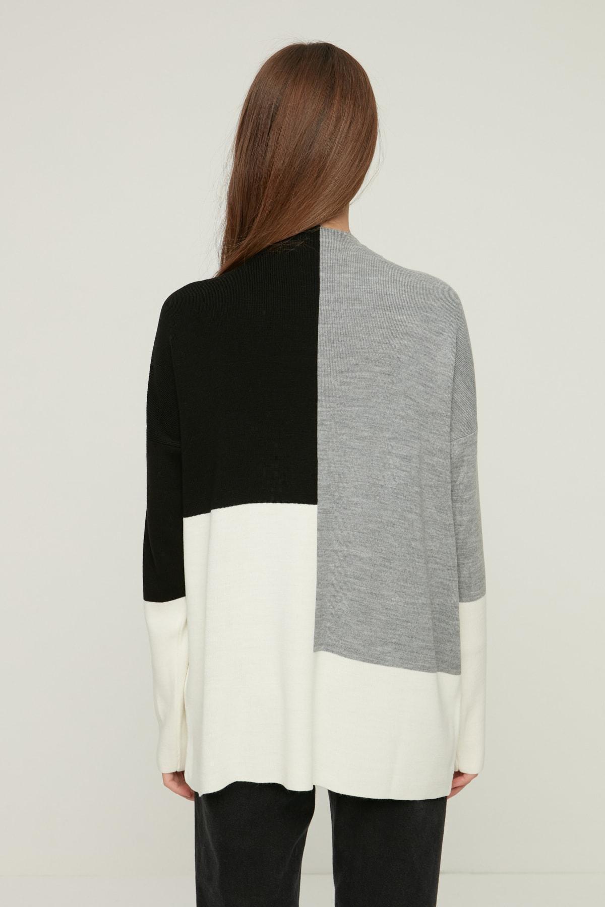 Multicolour Colour block Sweater, , large image number 4