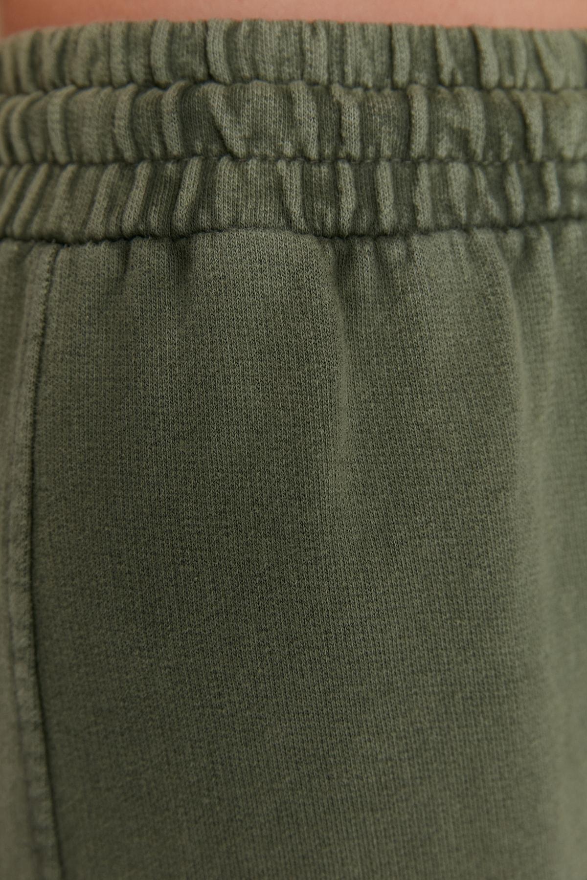 Khaki Wide Leg Sweatpants, Khaki, large image number 2