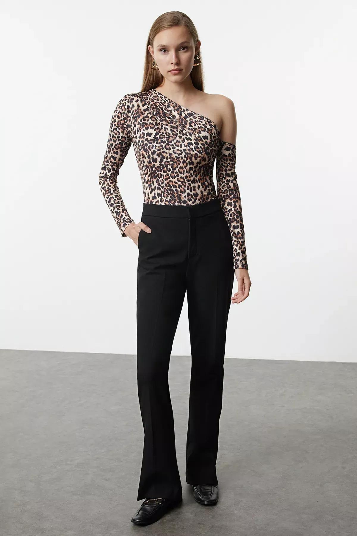Multicolour Animal Print Stretch Bodysuit, Very colorful, large image number 1