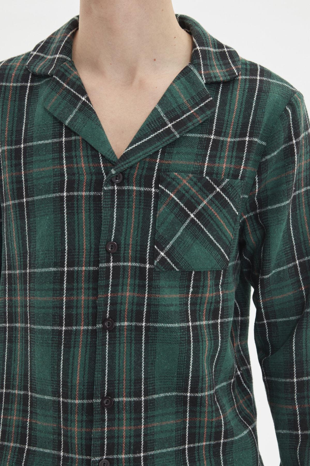 Green Mid Waist Pajama Set, , large image number 3