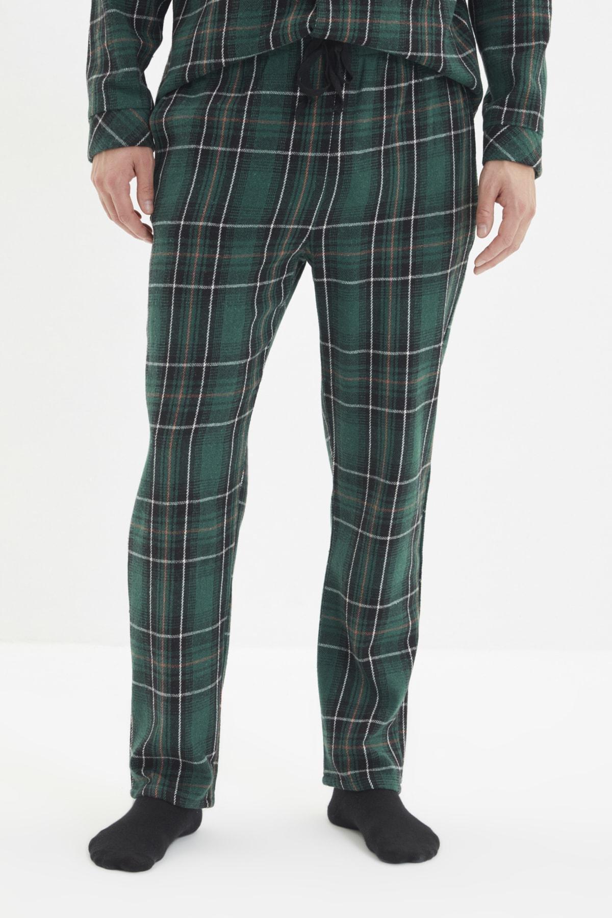 Green Mid Waist Pajama Set, , large image number 4