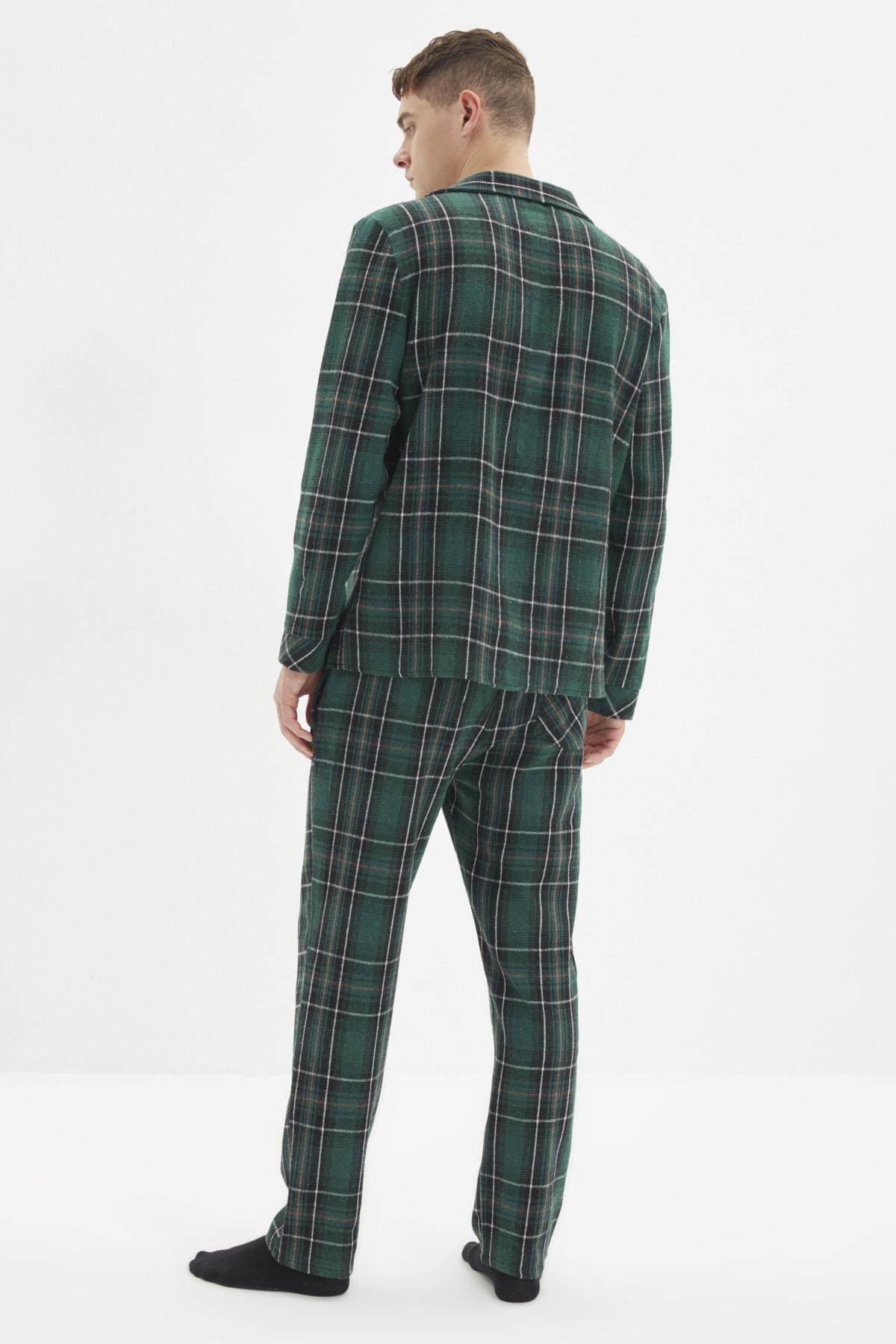 Green Mid Waist Pajama Set, , large image number 5