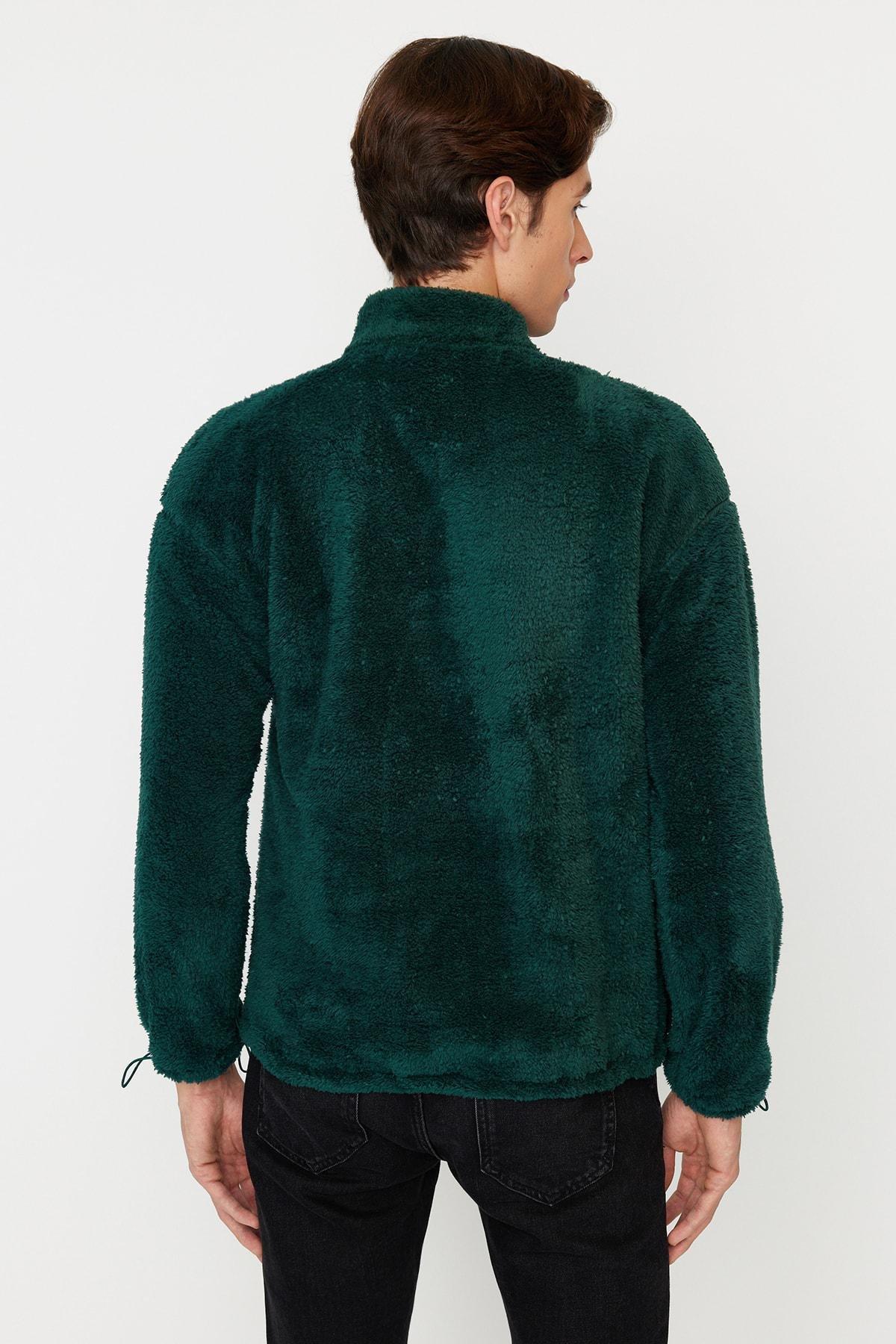 Green Regular Sweatshirt, , large image number 2