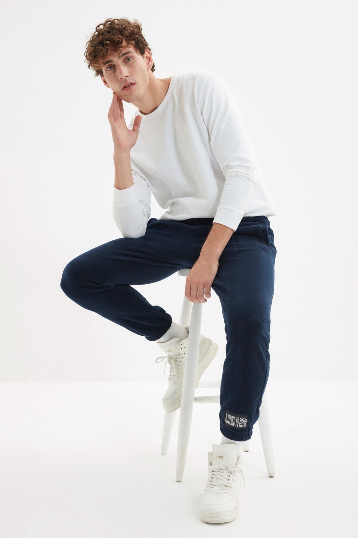 Blue Joggers Sweatpants, , large image number 1