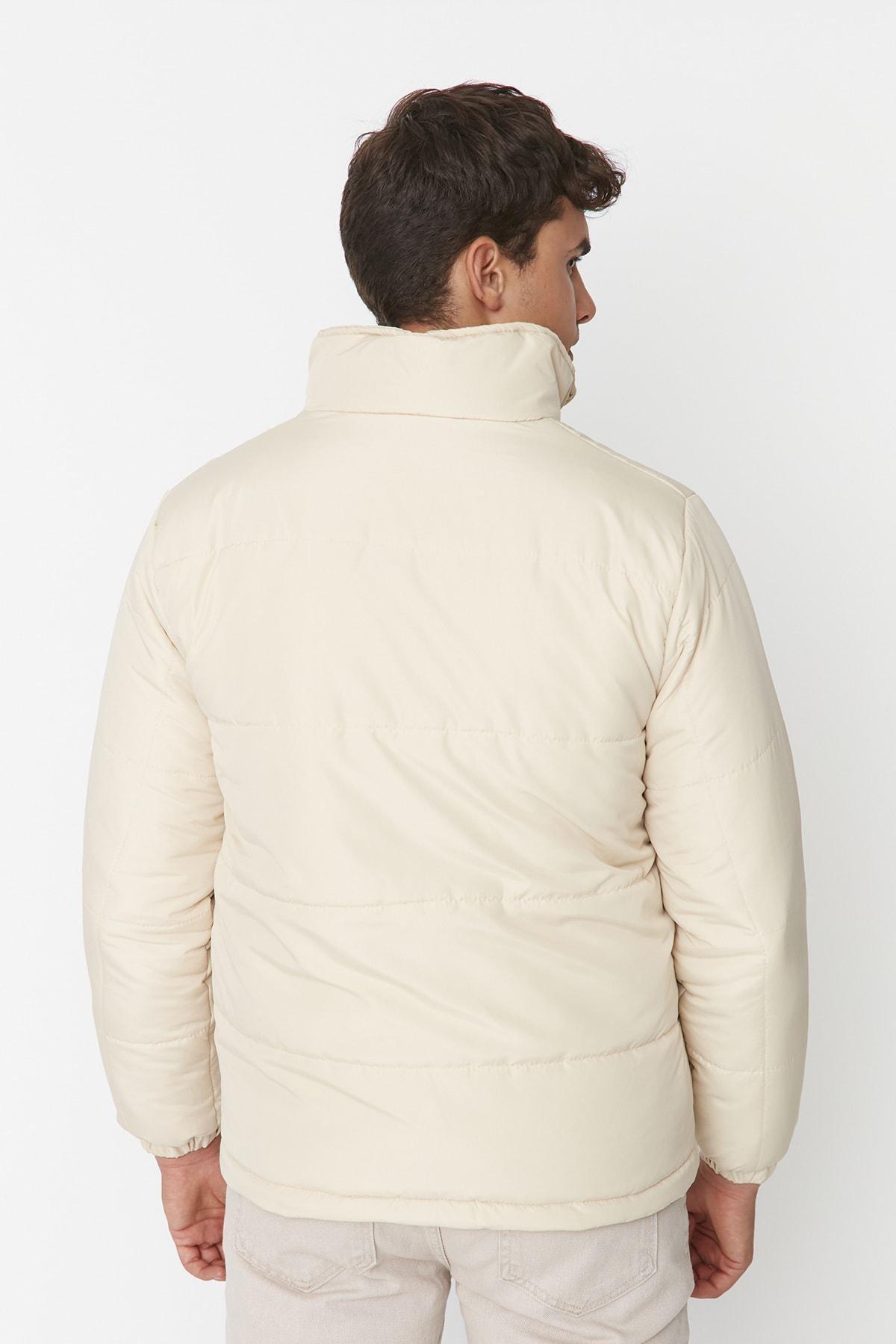 Grey Puffer Jacket, , large image number 3