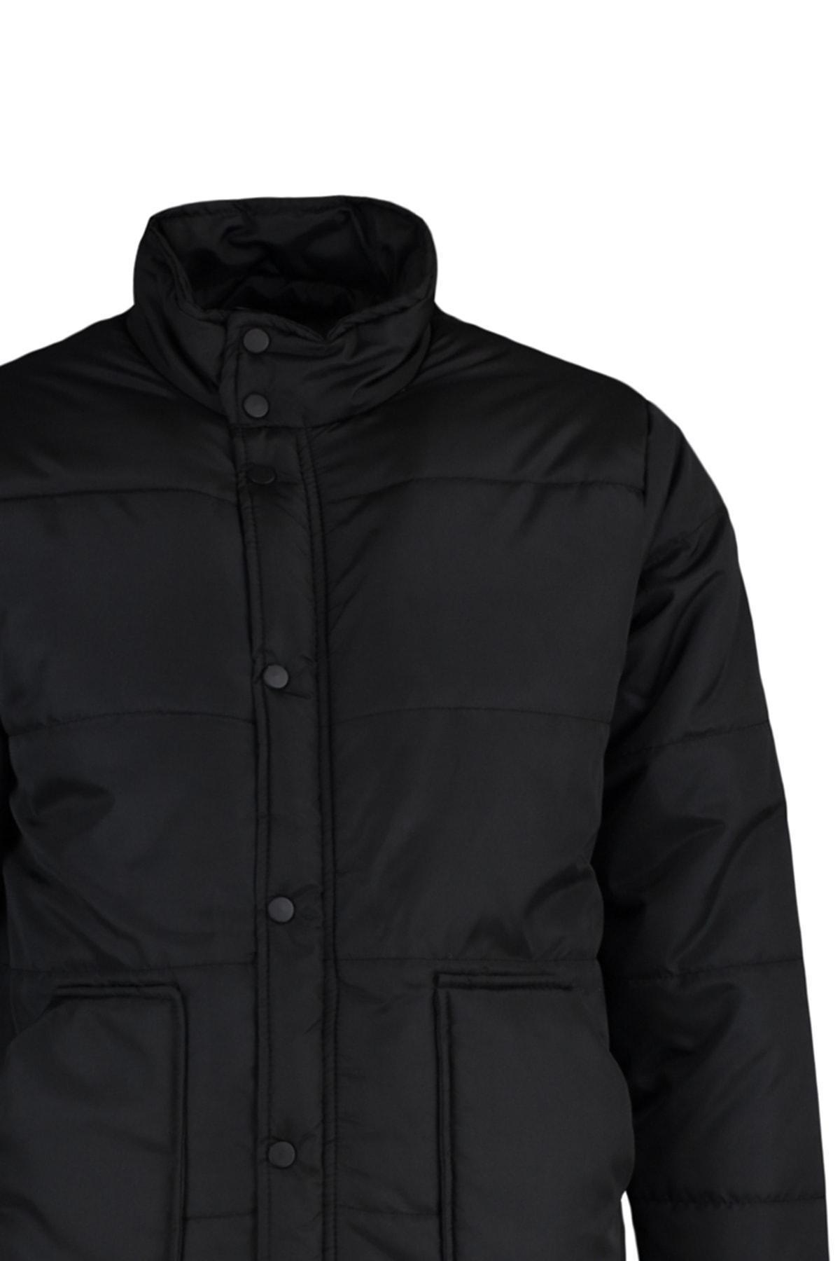 Black Puffer Jacket, , large image number 7