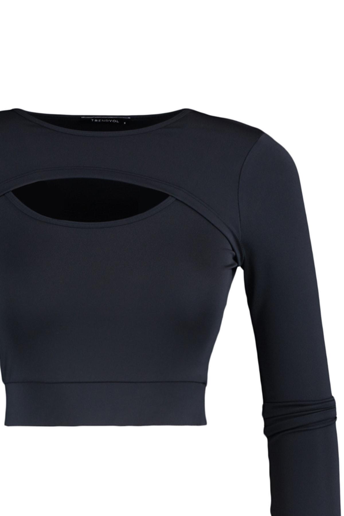 Gray Fitted Top, Gray, large image number 6