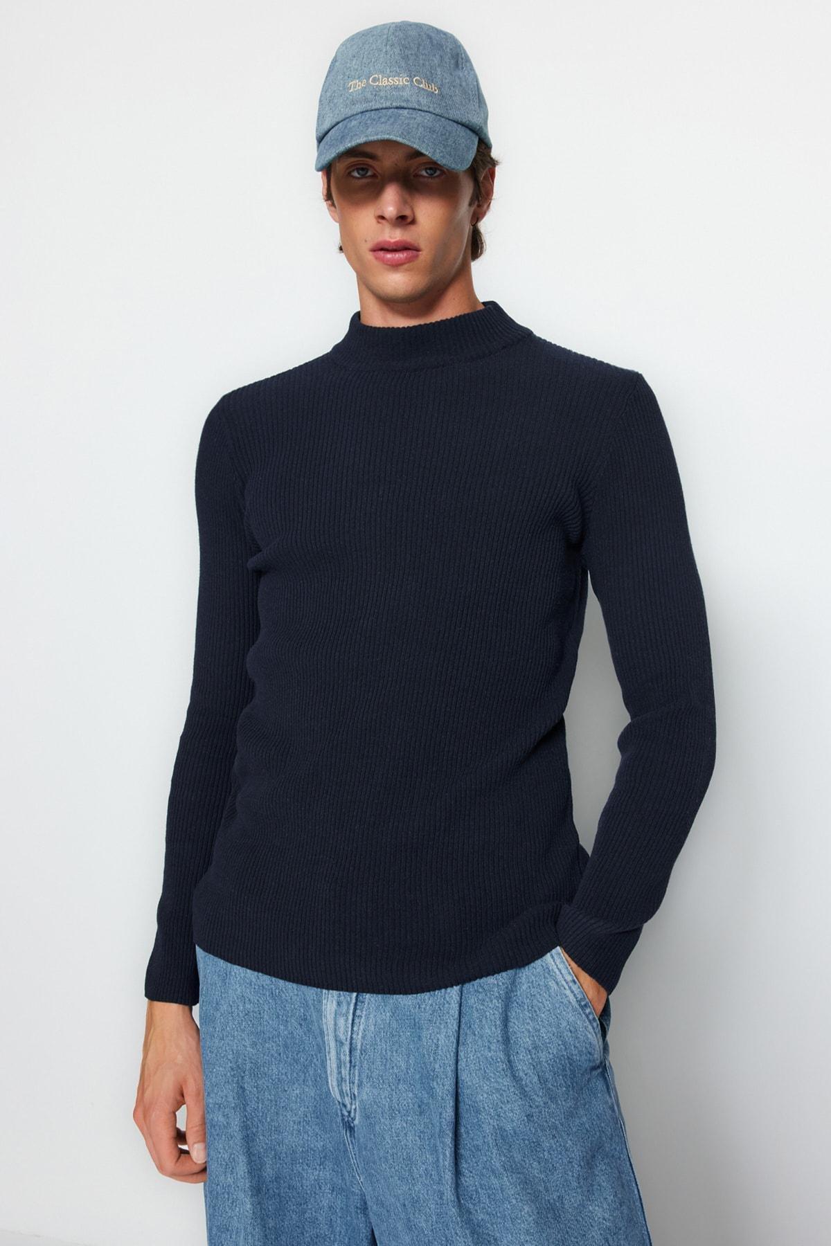 Grey Fitted Sweater, , large image number 0