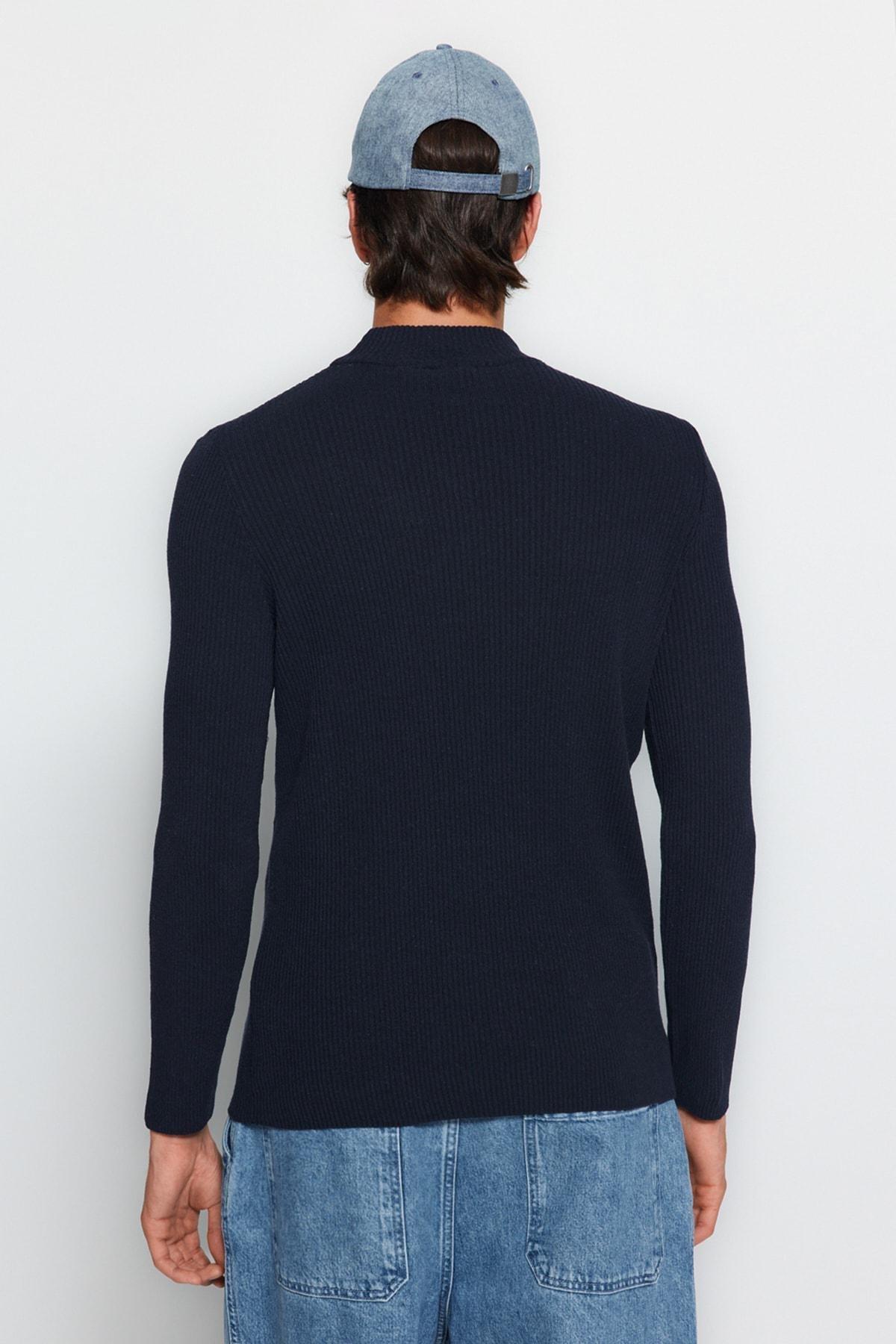 Grey Fitted Sweater, , large image number 6