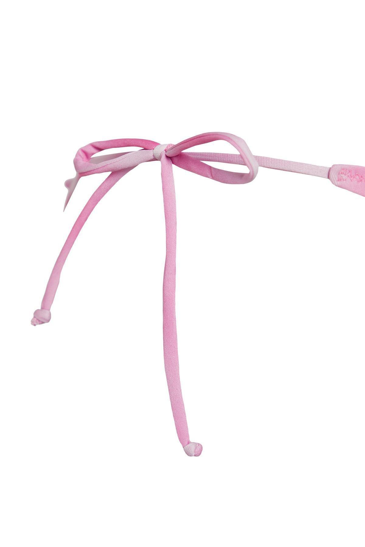 Pink Triangle Tie-Dye Bikini Set, , large image number 5