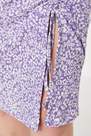 Trendyol - Purple Floral Midi Skirt