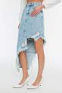 Trendyol - Blue Asymmetric Midi Skirt