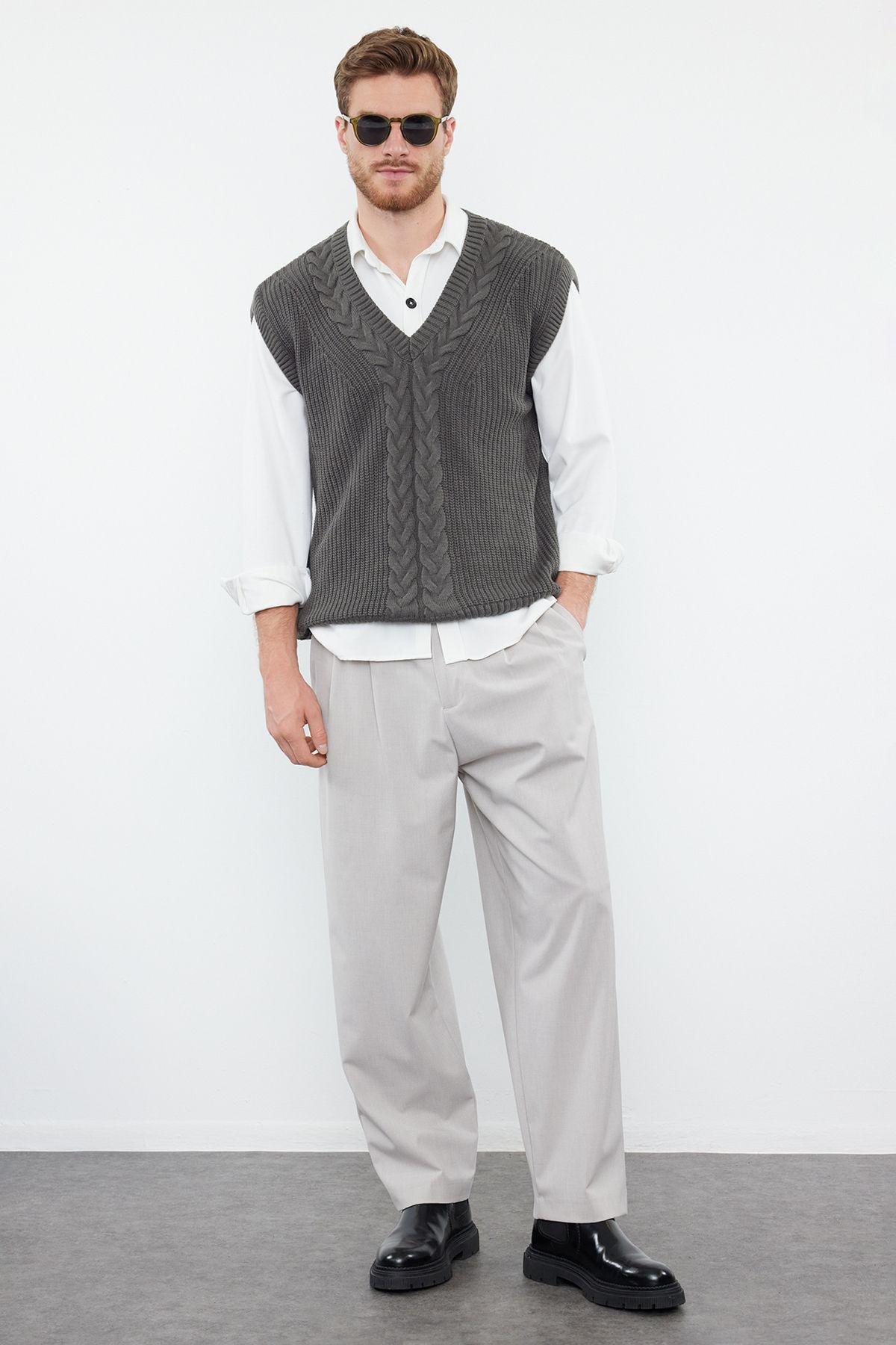 Unisex Texture Sweater TMNAW22KZ1585, , large image number 0