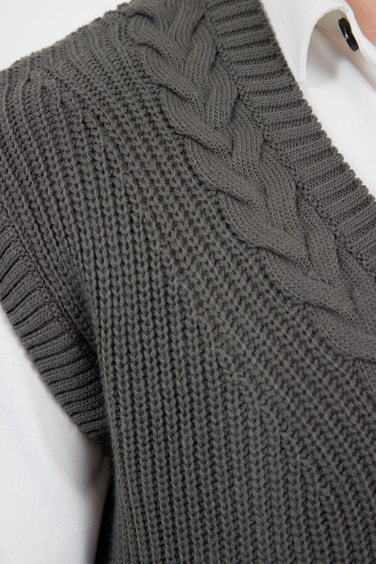 Unisex Texture Sweater TMNAW22KZ1585, , large image number 3