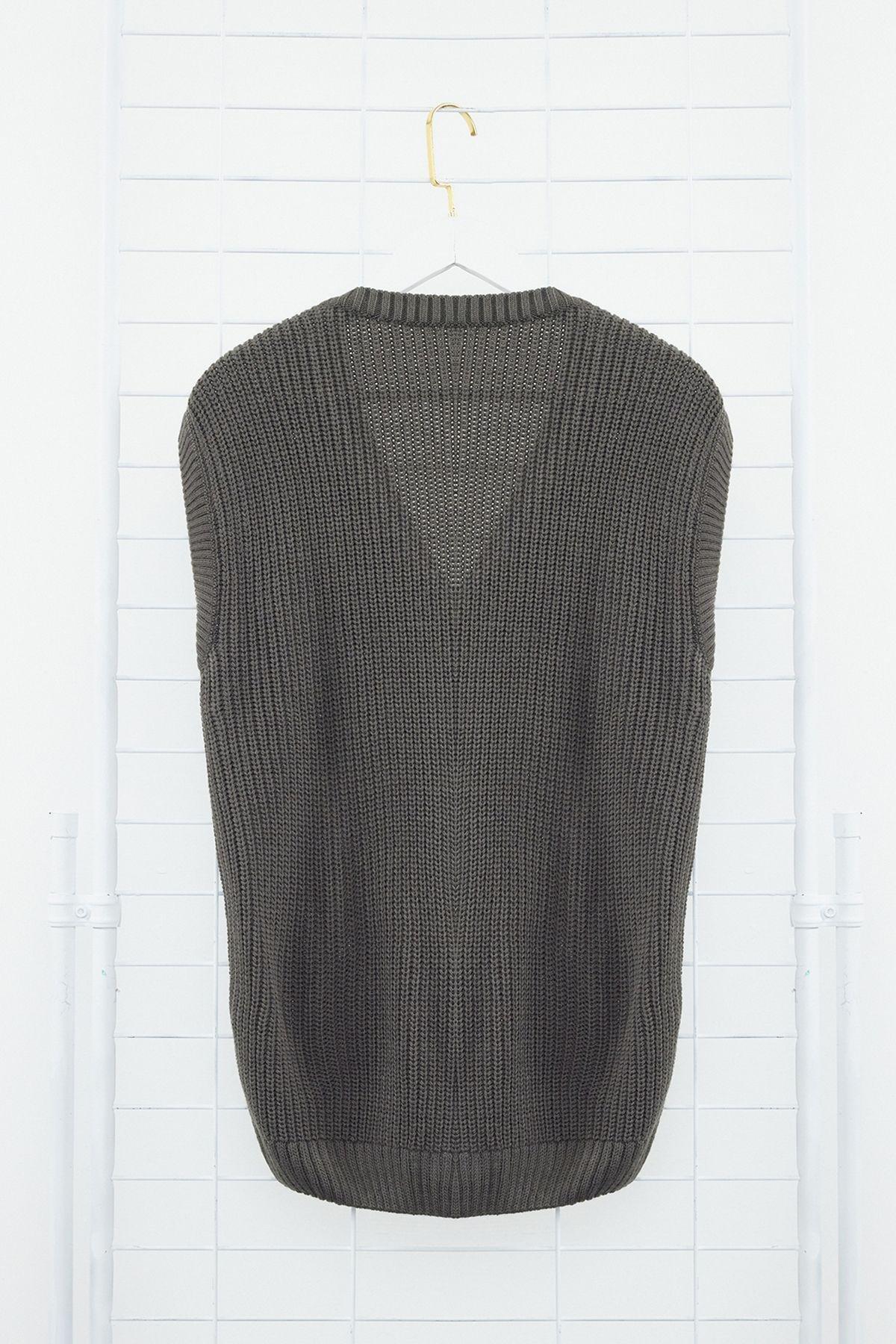 Unisex Texture Sweater TMNAW22KZ1585, , large image number 6