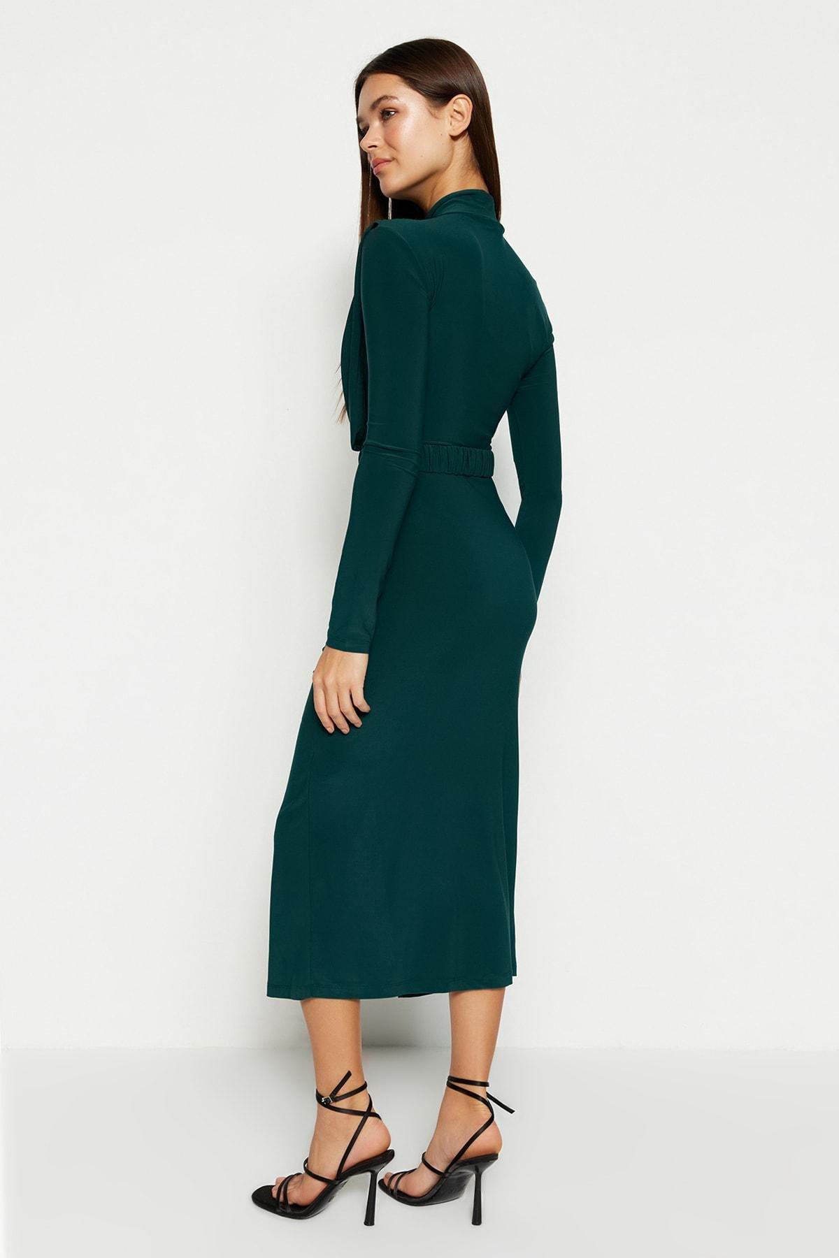 Green Bodycon Dress, , large image number 4