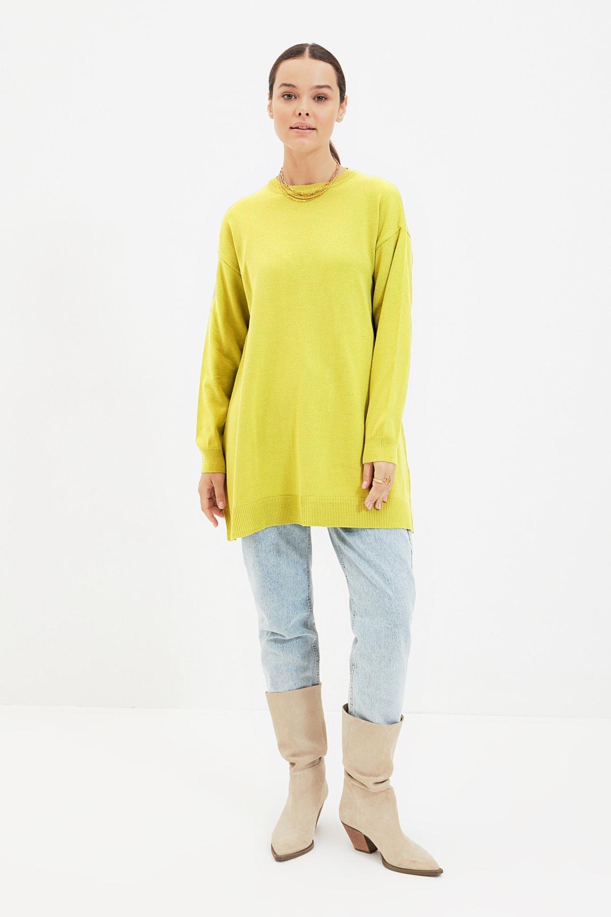 Green Crew Neck Sweater, , large image number 0