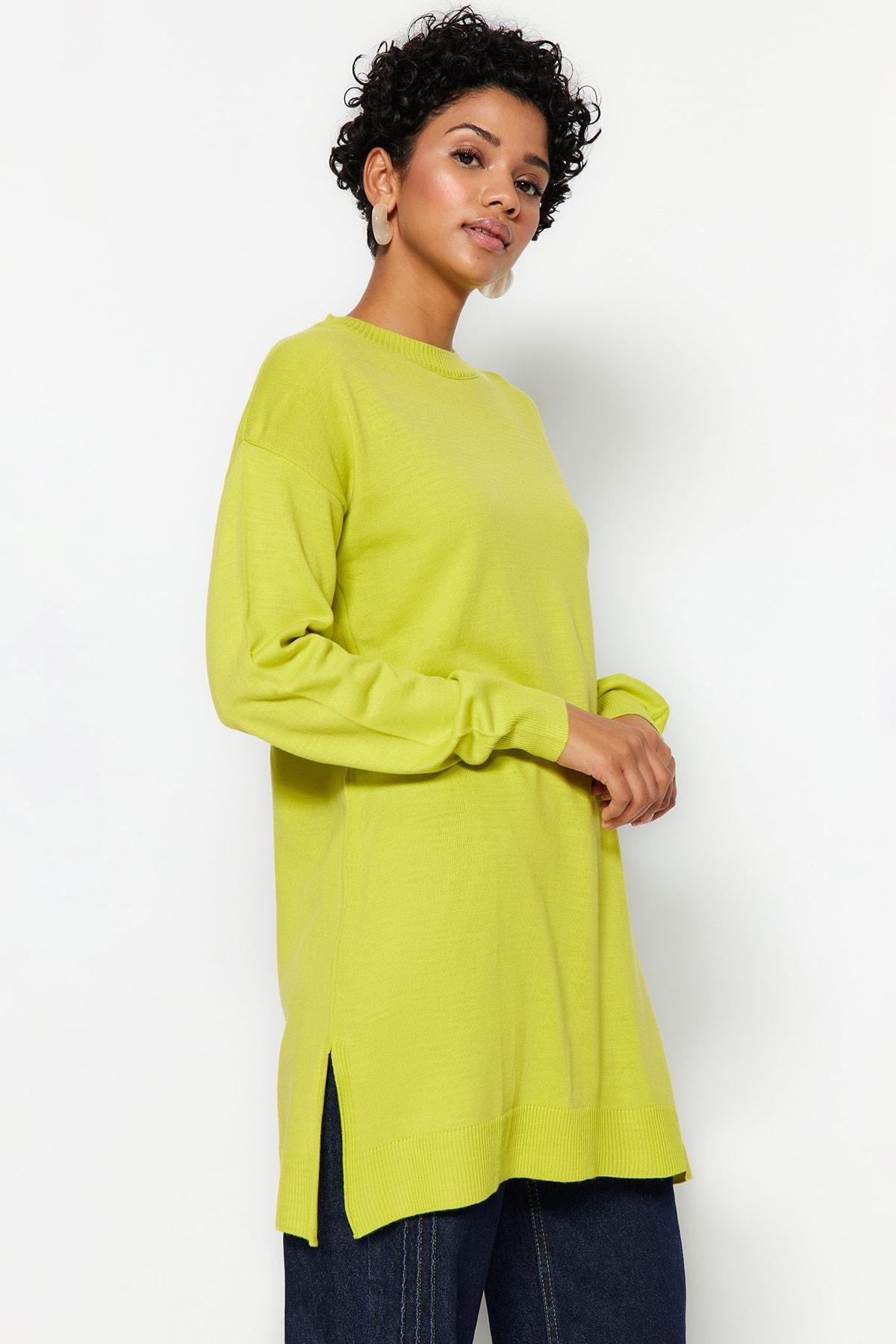 Green Crew Neck Sweater, , large image number 2