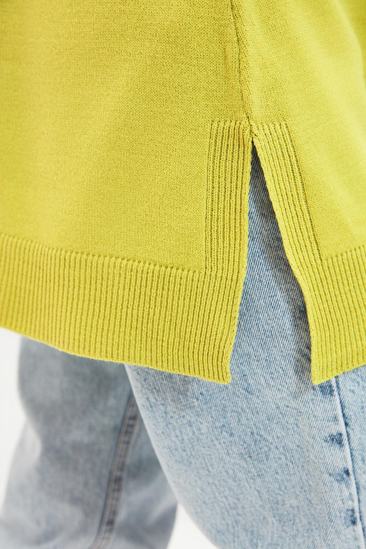 Green Crew Neck Sweater, , large image number 3