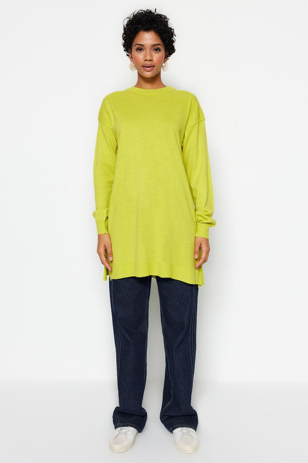 Green Crew Neck Sweater, , large image number 4
