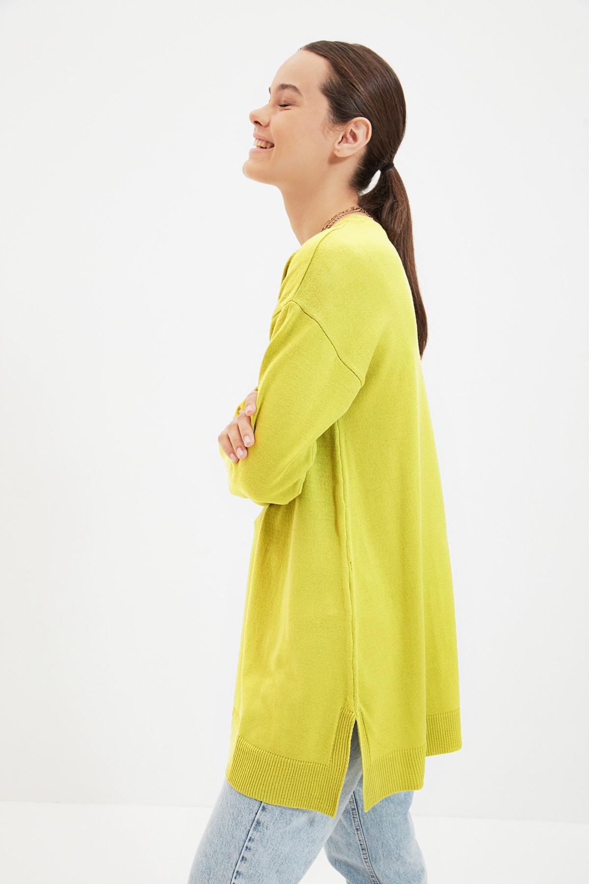Green Crew Neck Sweater, , large image number 5