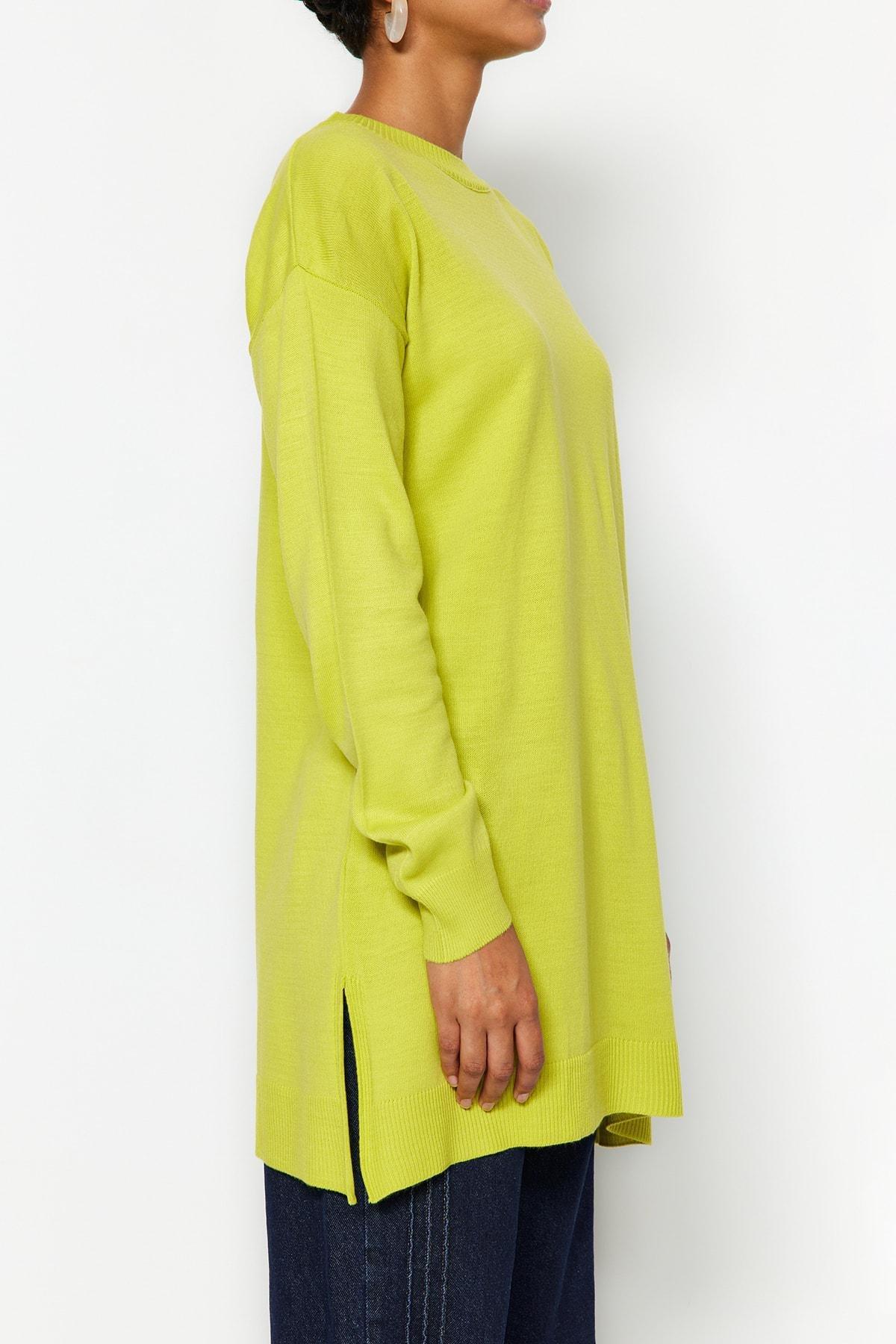 Green Crew Neck Sweater, , large image number 6