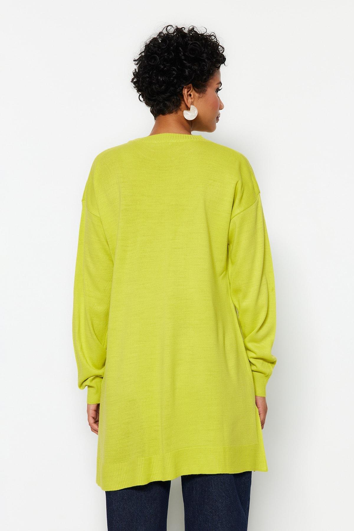 Green Crew Neck Sweater, , large image number 9