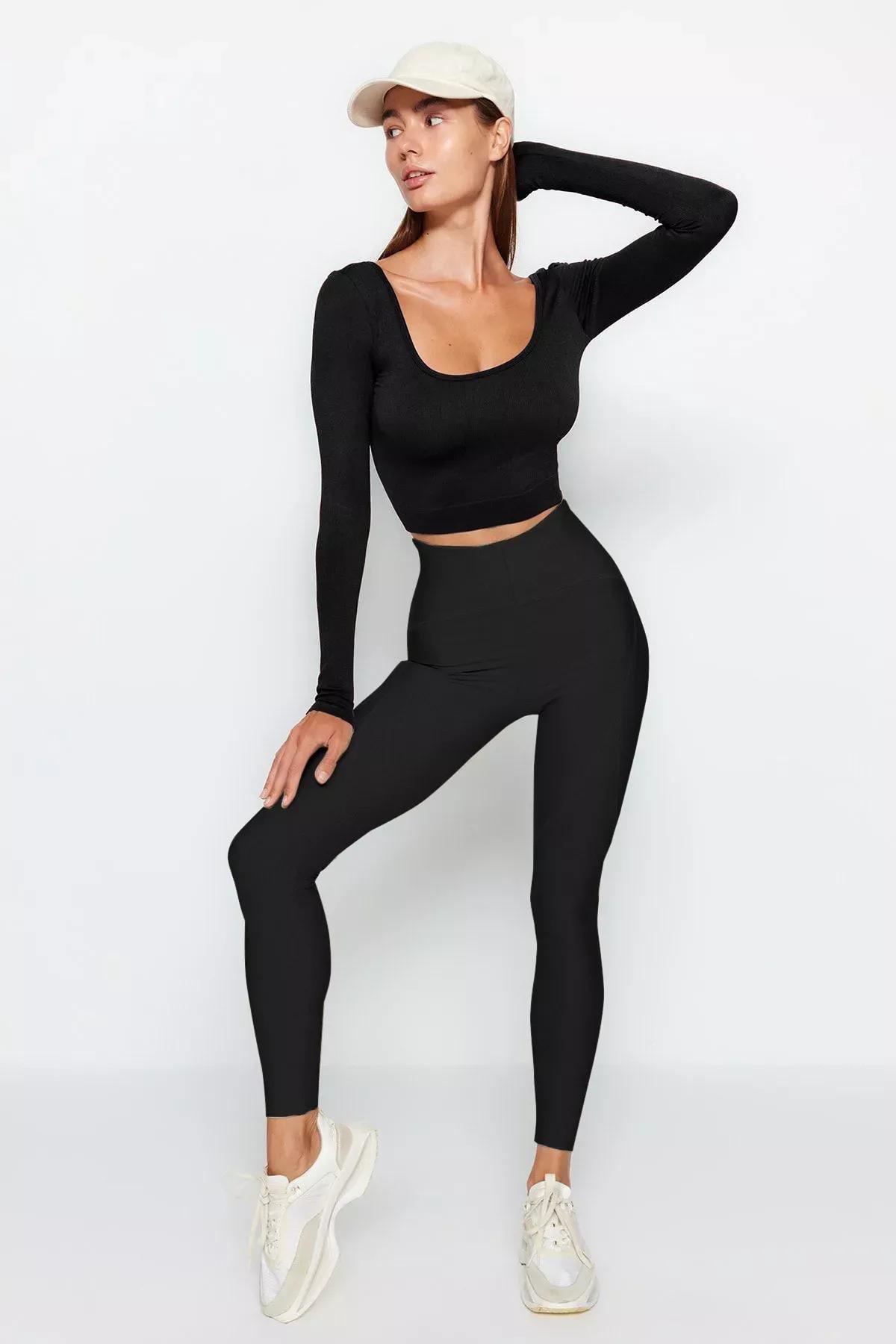 Black Fitted Blouse, , large image number 2