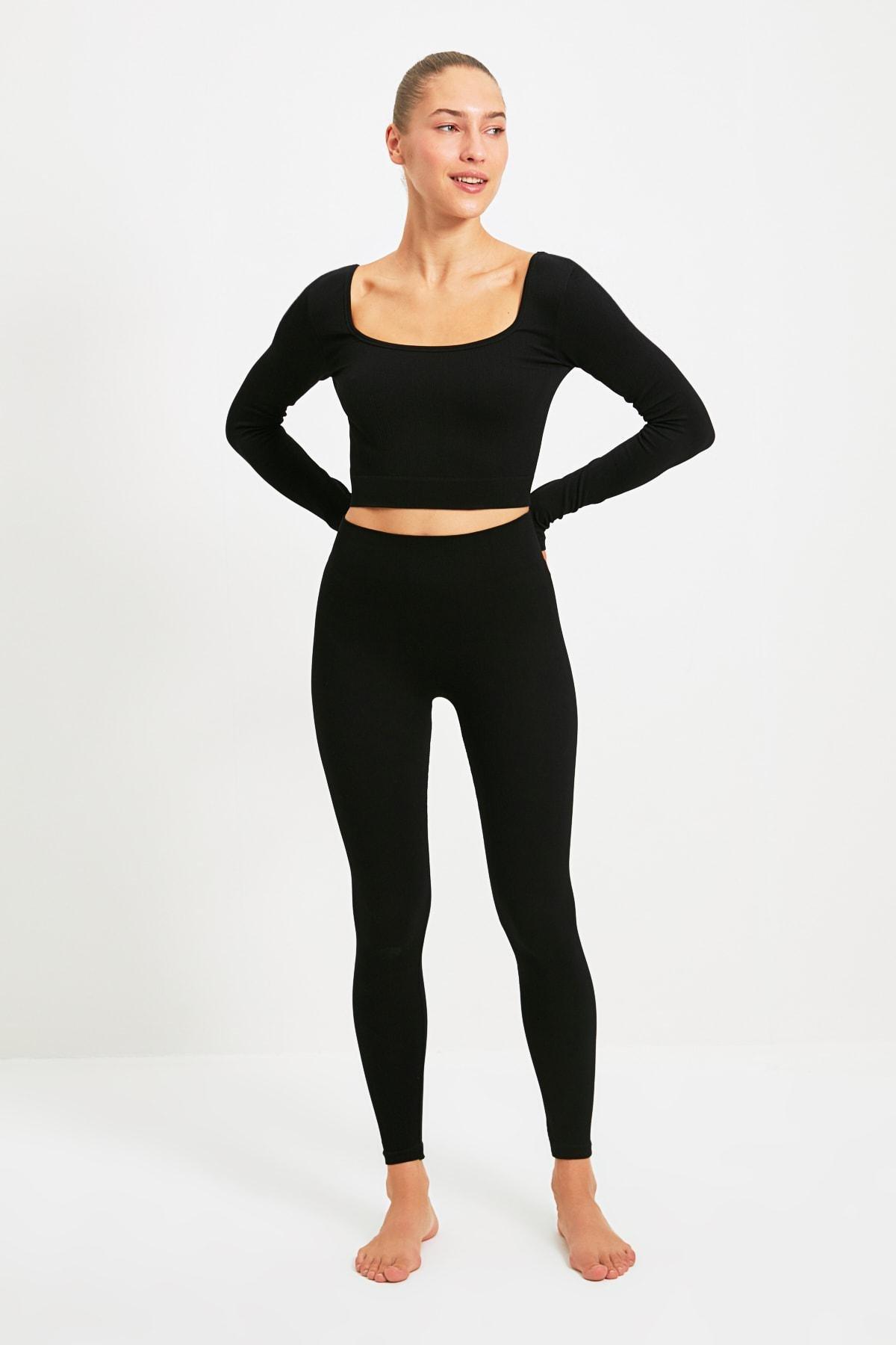 Black Fitted Blouse, , large image number 7