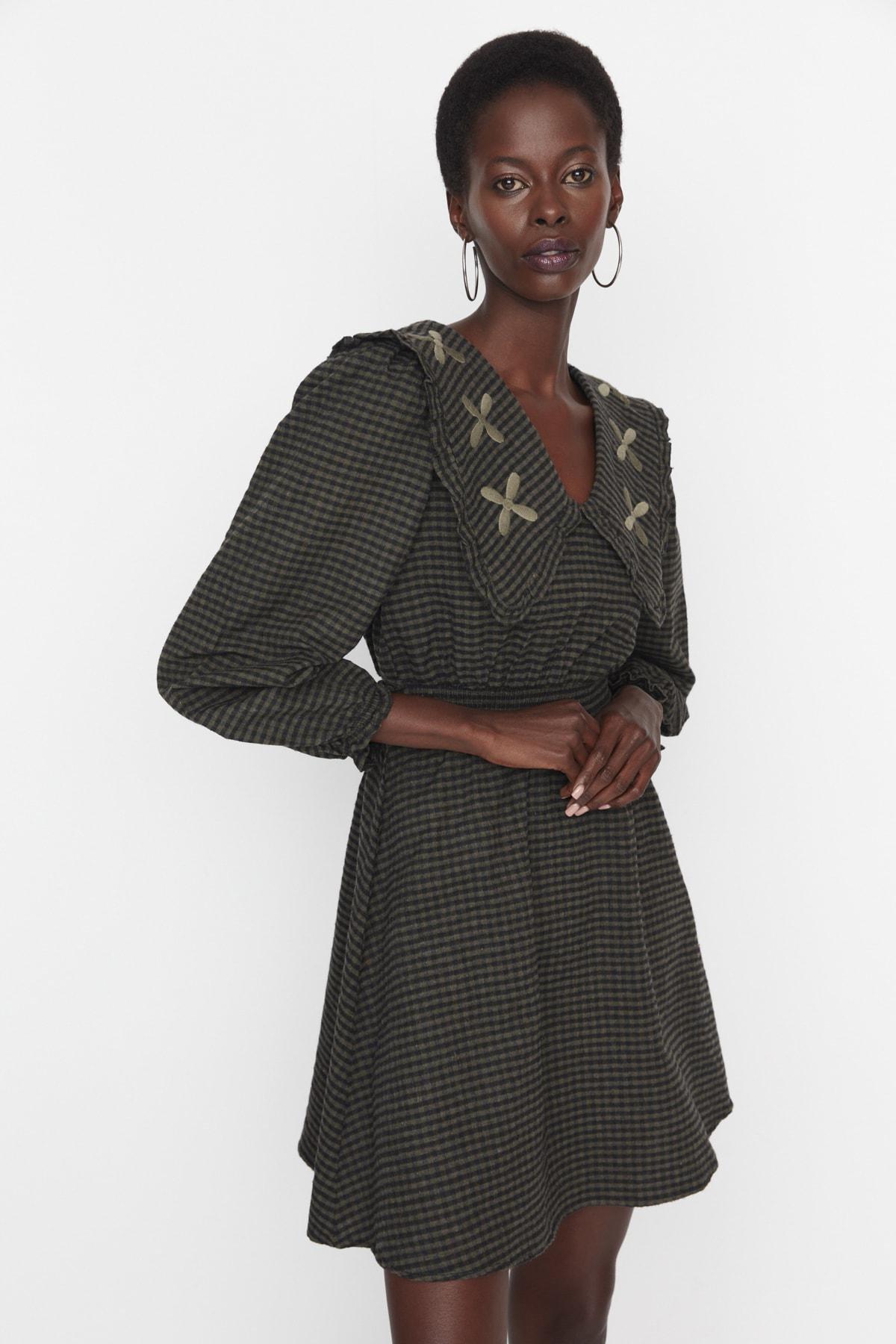Multicolour A Line Mini Dress, , large image number 1