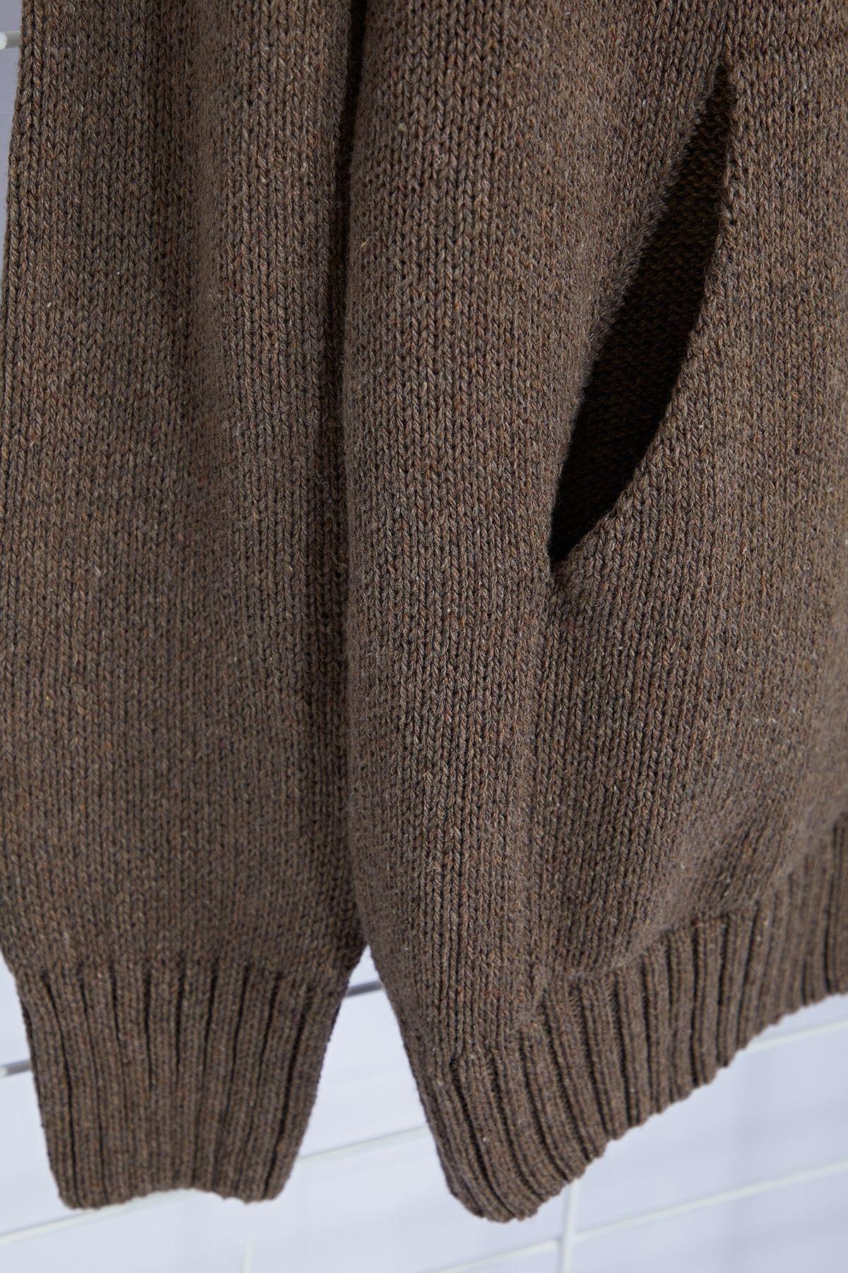 Ecru block Casual Sweater, , large image number 5