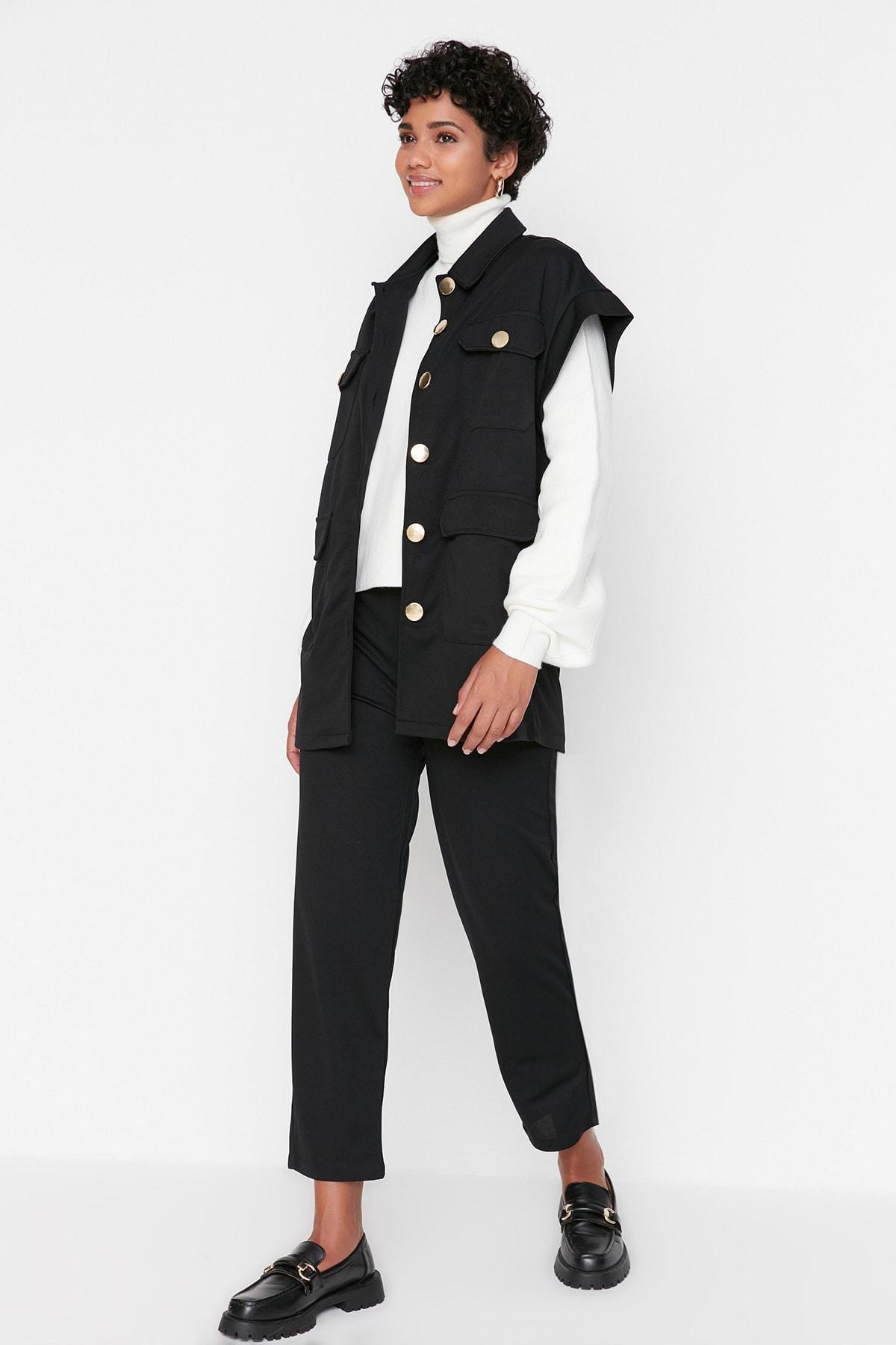 Black Relaxed Co-Ord Set, , large image number 1