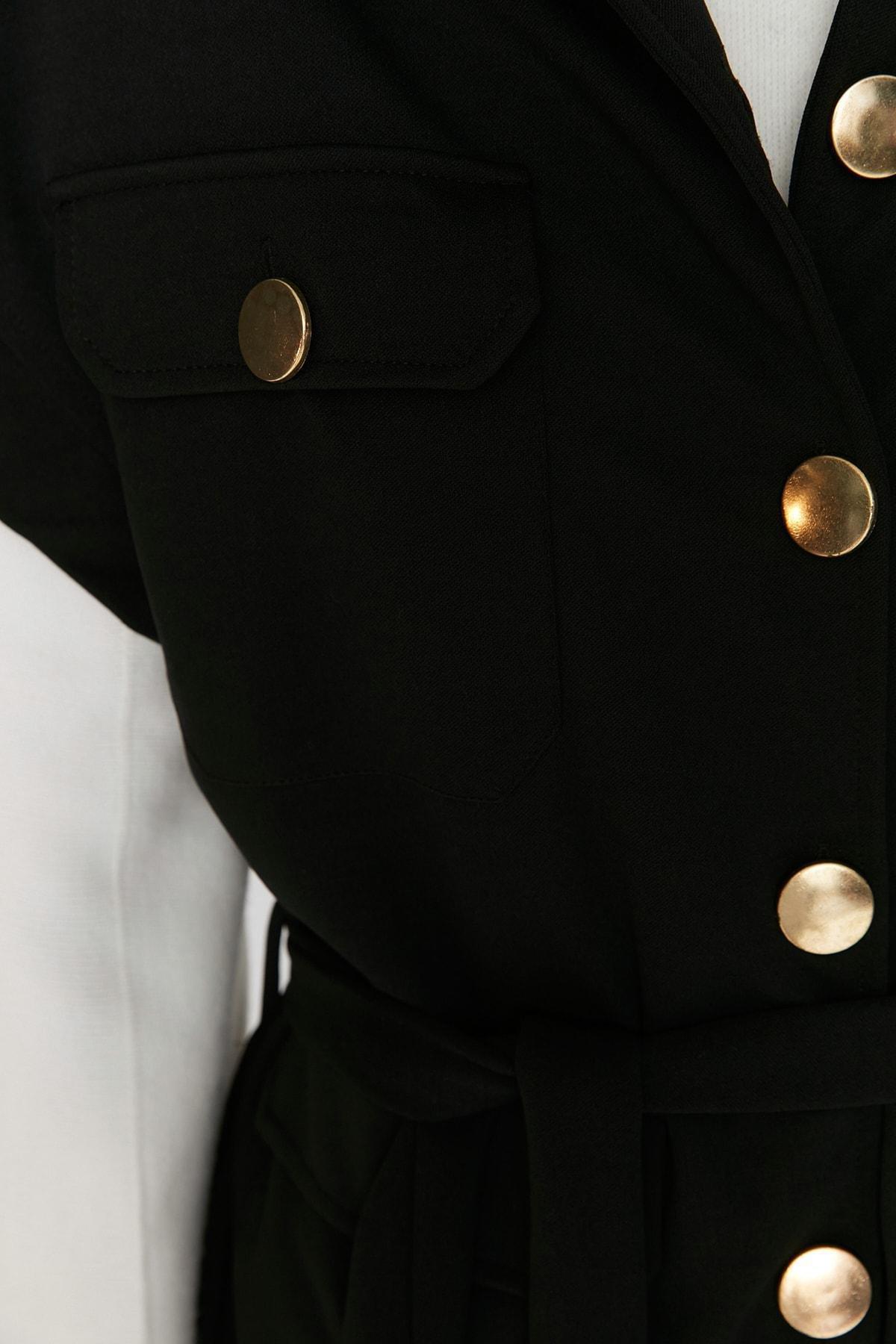 Black Relaxed Co-Ord Set, , large image number 3