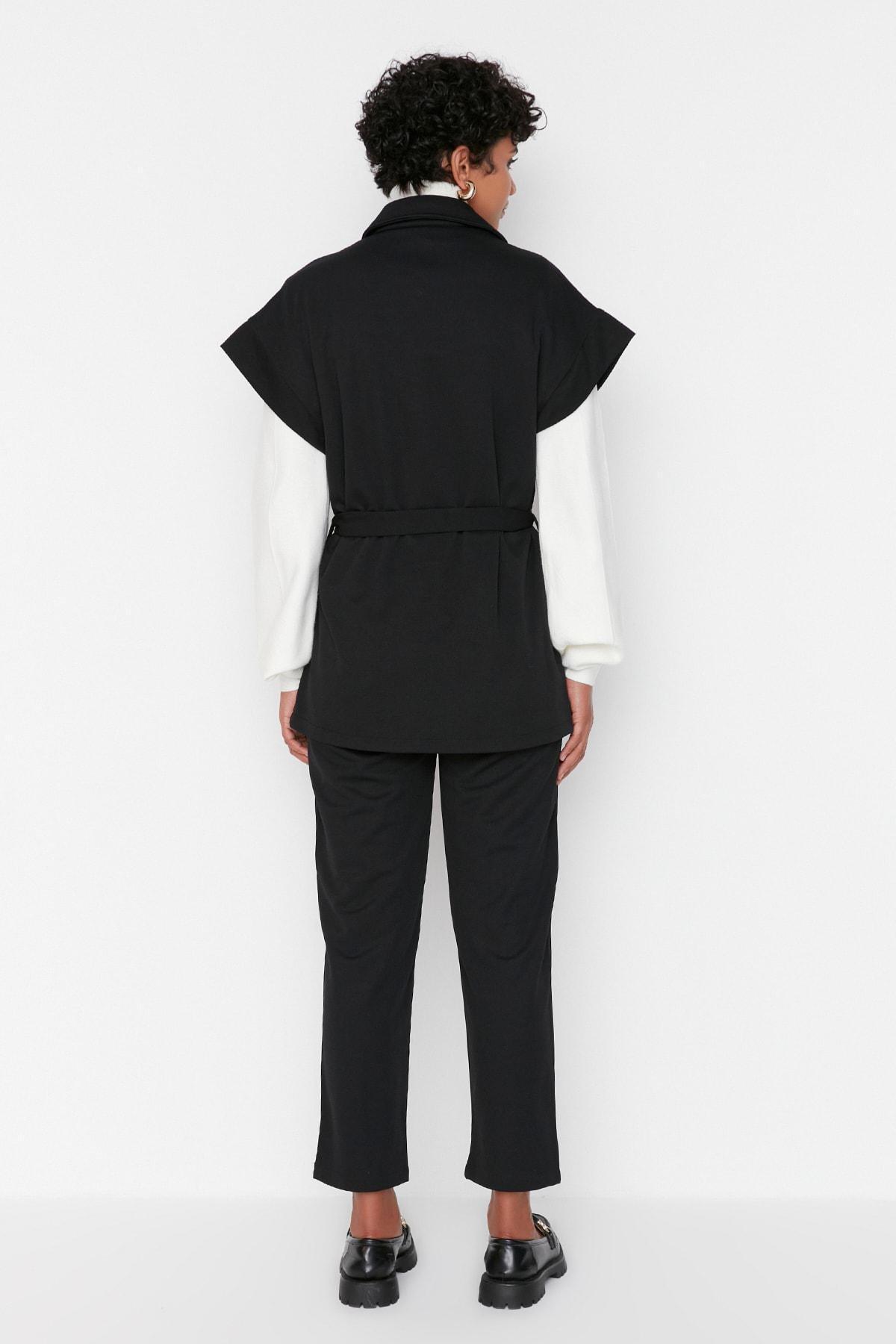 Black Relaxed Co-Ord Set, , large image number 4