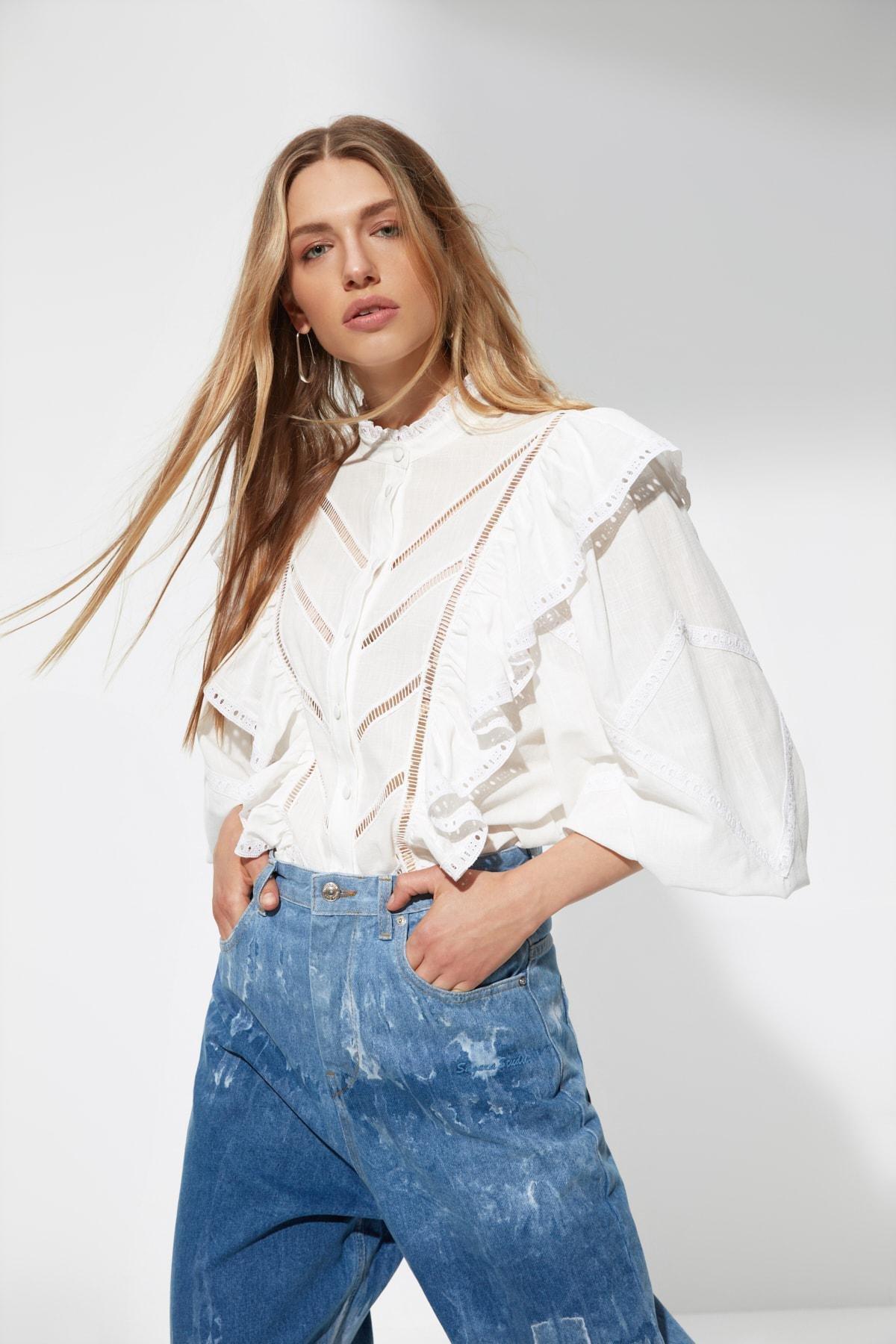White Regular Shirt, , large image number 0