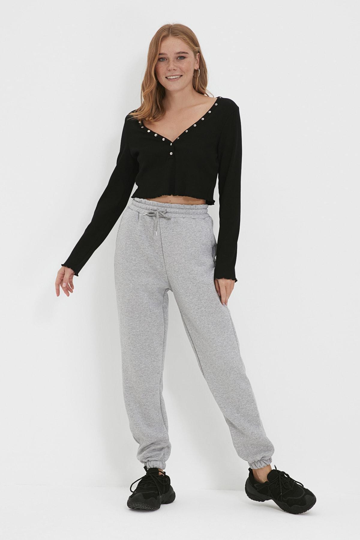 Gray Joggers Sweatpants, , large image number 1