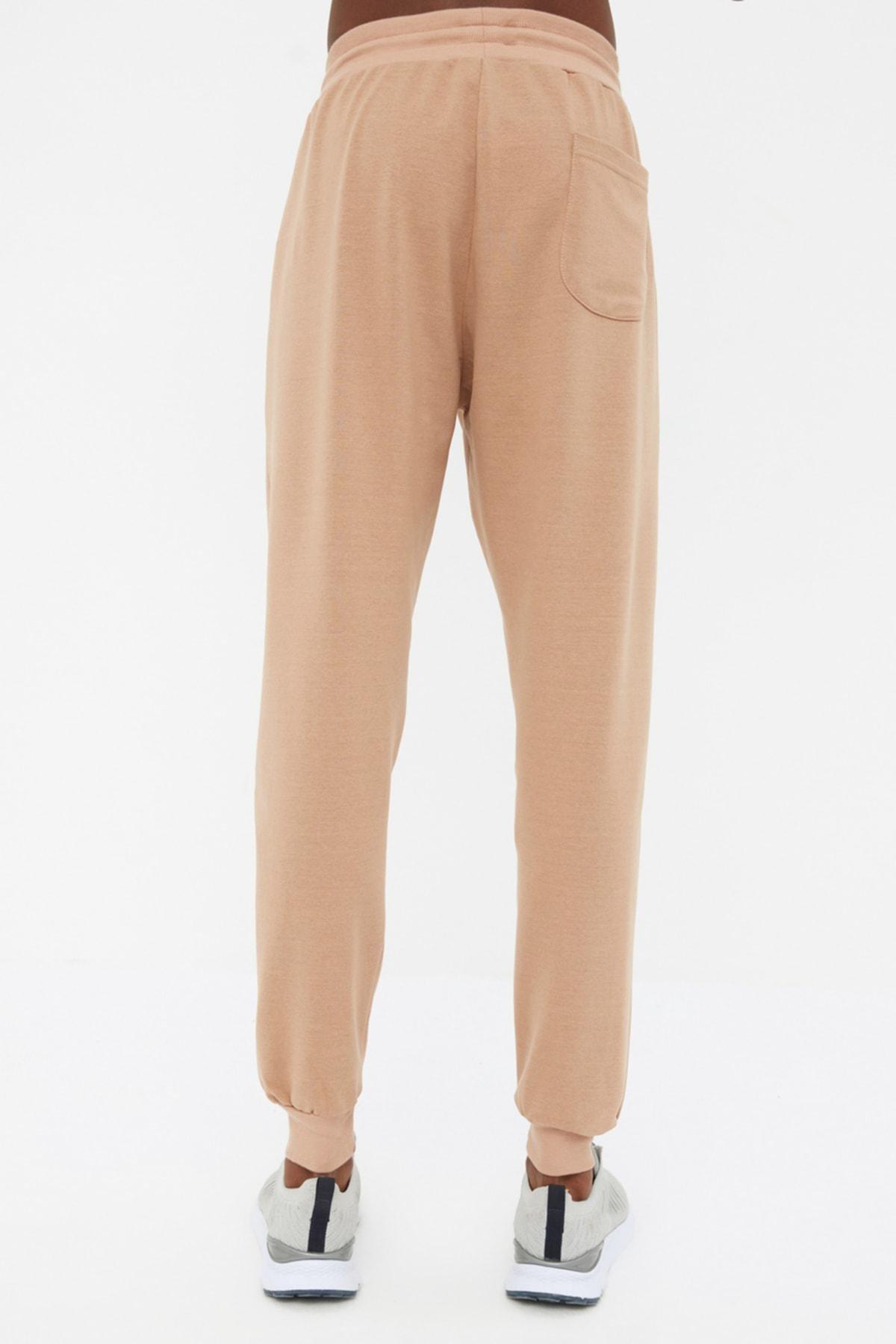 Brown Slim Mid Waist Sweatpants, Set Of 2, , large image number 8