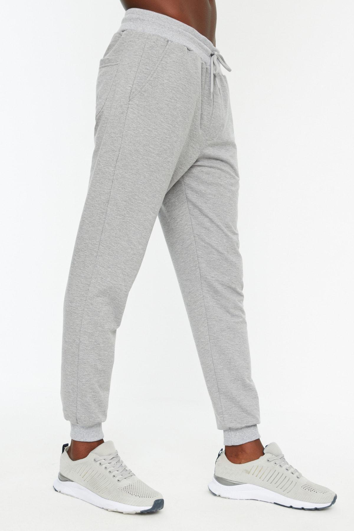 Trendyol - Multicolour Slim Mid Waist Sweatpants, Set Of 2