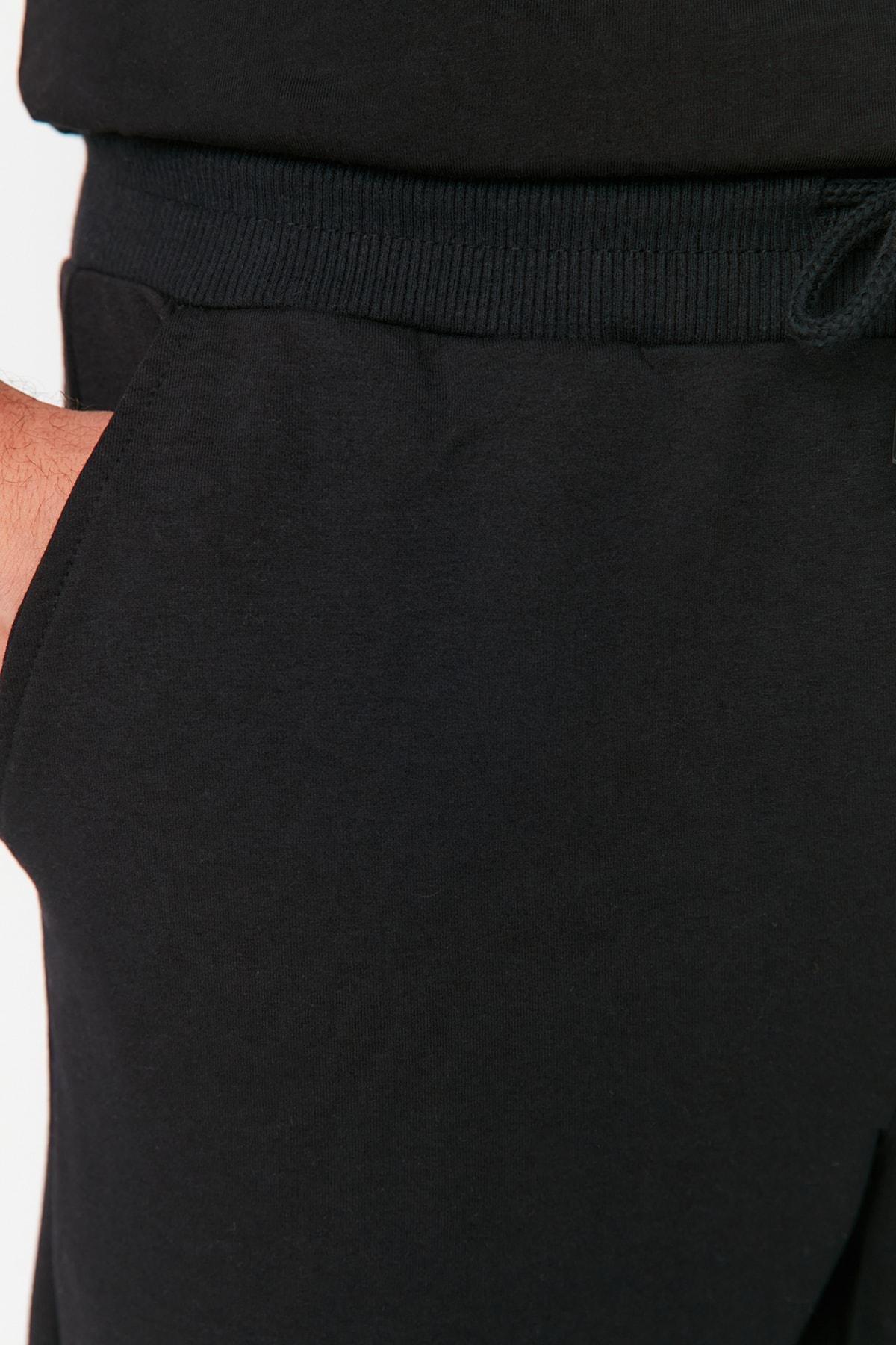 بنطال رياضي بقصة سليم فت وخصر متوسط الارتفاع، مجموعة من قطعتين، ألوان متعددة, Black, large image number 7