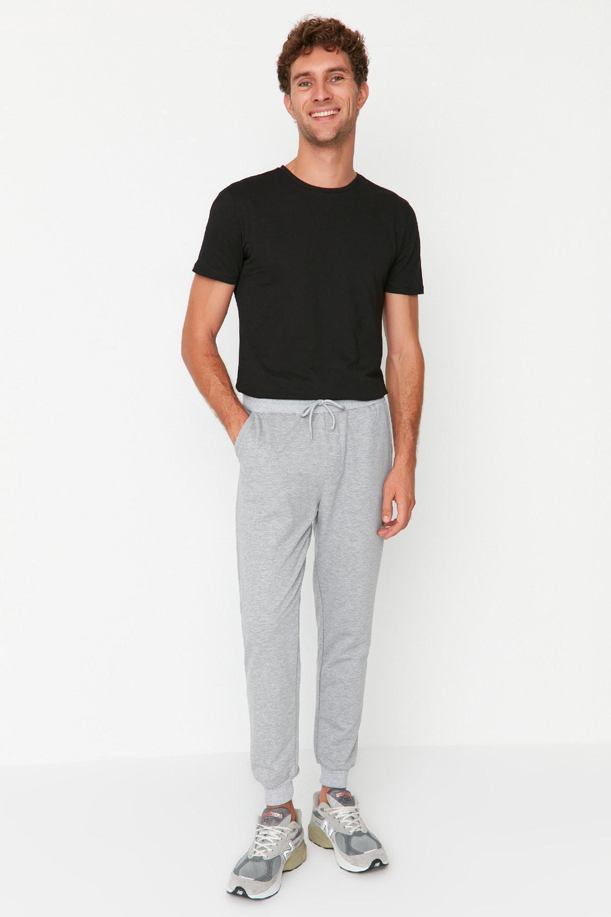 بنطال رياضي بقصة سليم فت وخصر متوسط الارتفاع، مجموعة من قطعتين، ألوان متعددة, Black, large image number 8