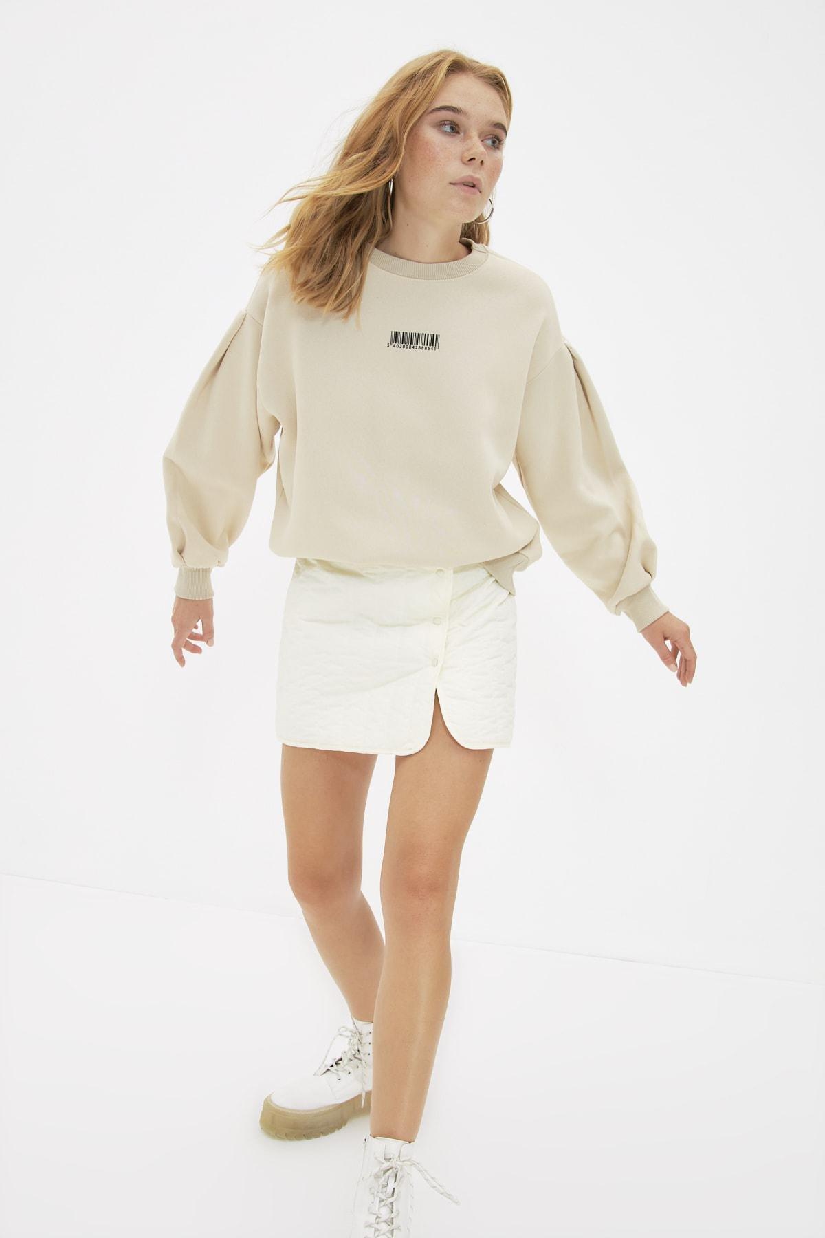 Grey Printed Sweatshirt, Gray, large image number 2