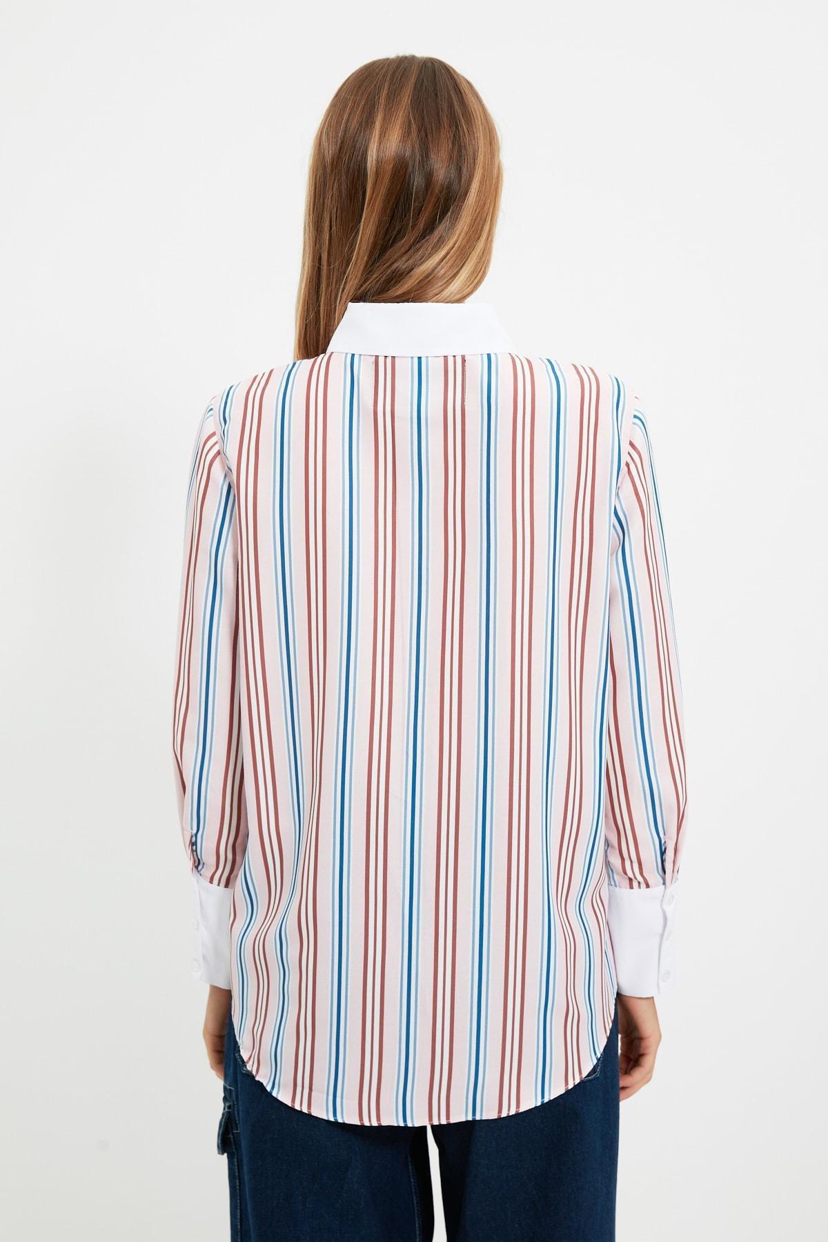 قميص مخطط، ألوان متعددة, Multicolor, large image number 5