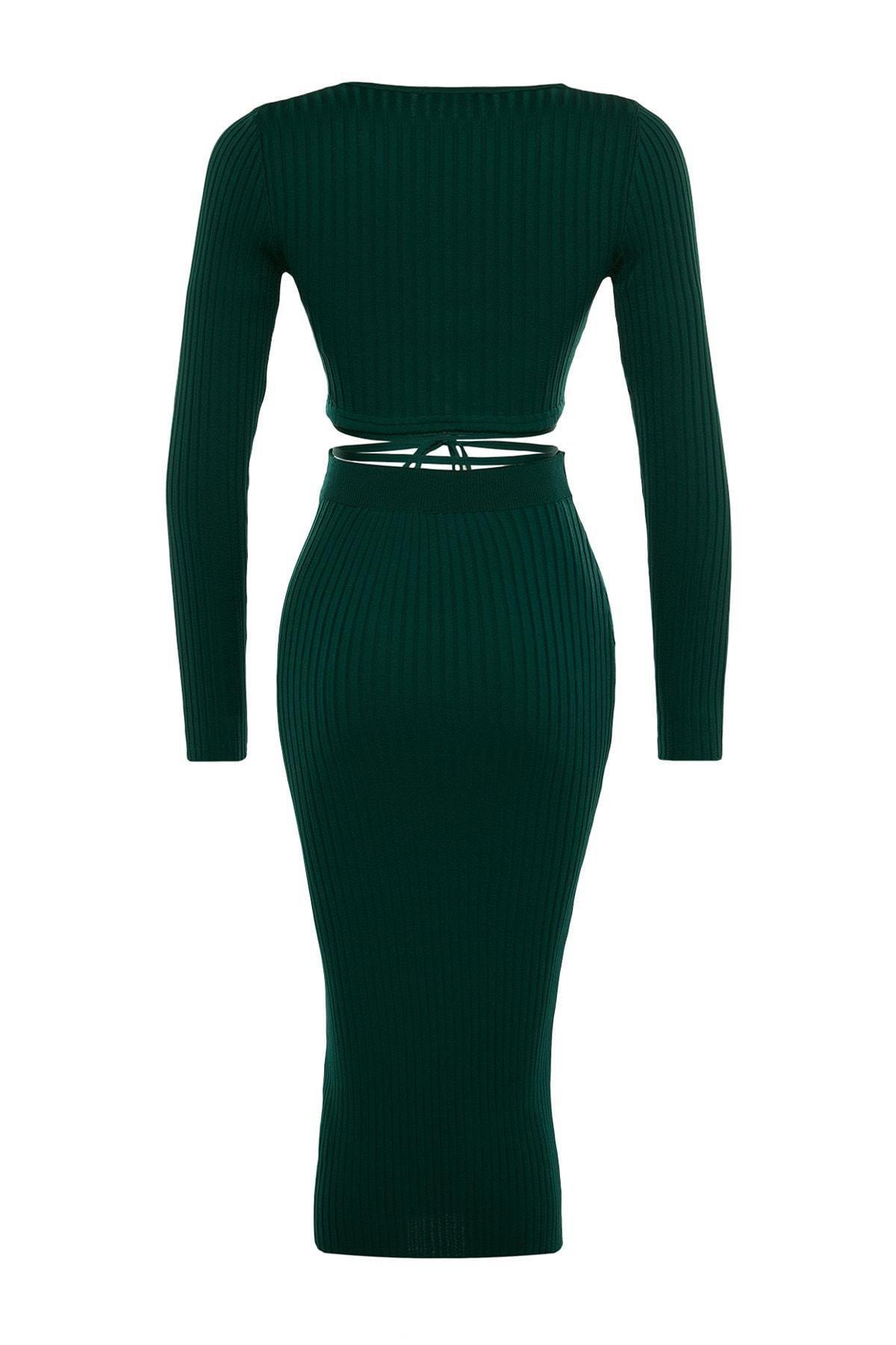 Green Crew Neck Co-Ord Set, , large image number 6