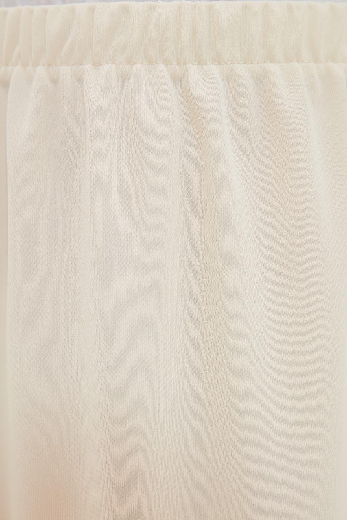 Beige Cotton Maxi Skirt, , large image number 2